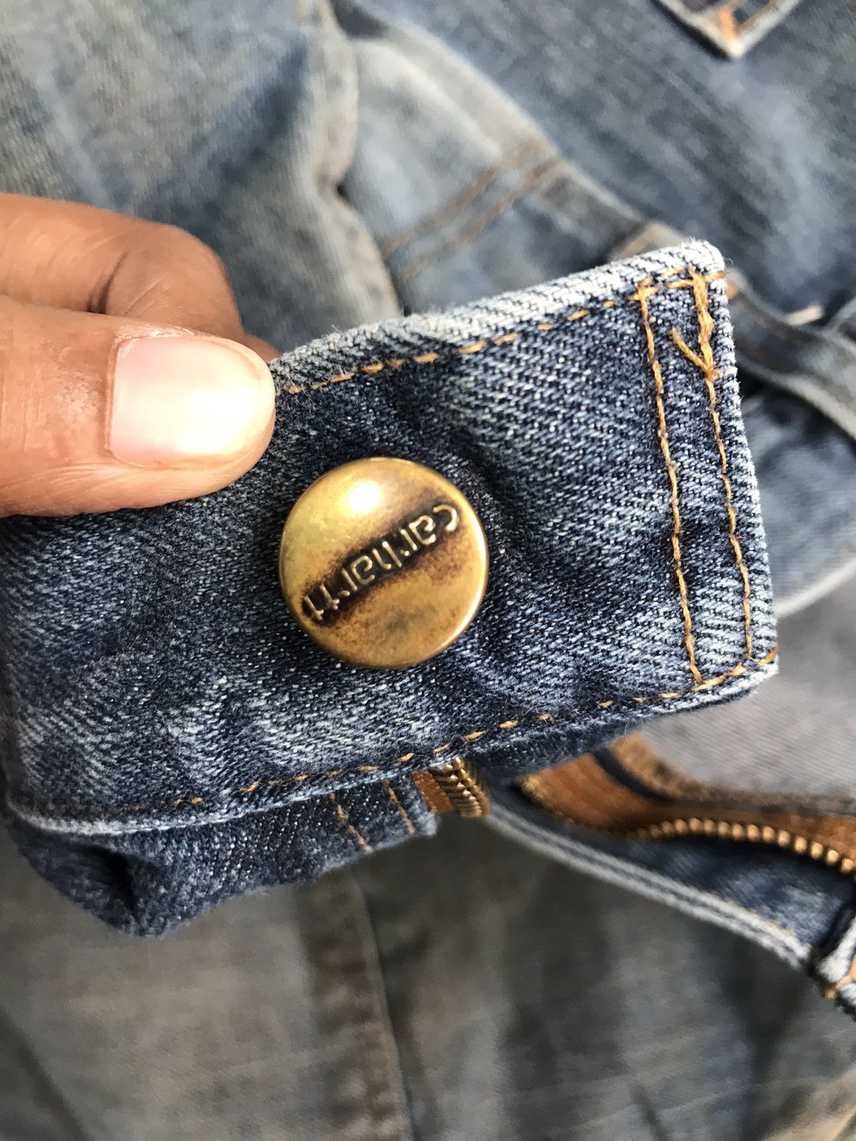 Carhartt Vintage Carhartt dusty double knee workwear denim Size US 36 / EU 52 - 11 Thumbnail