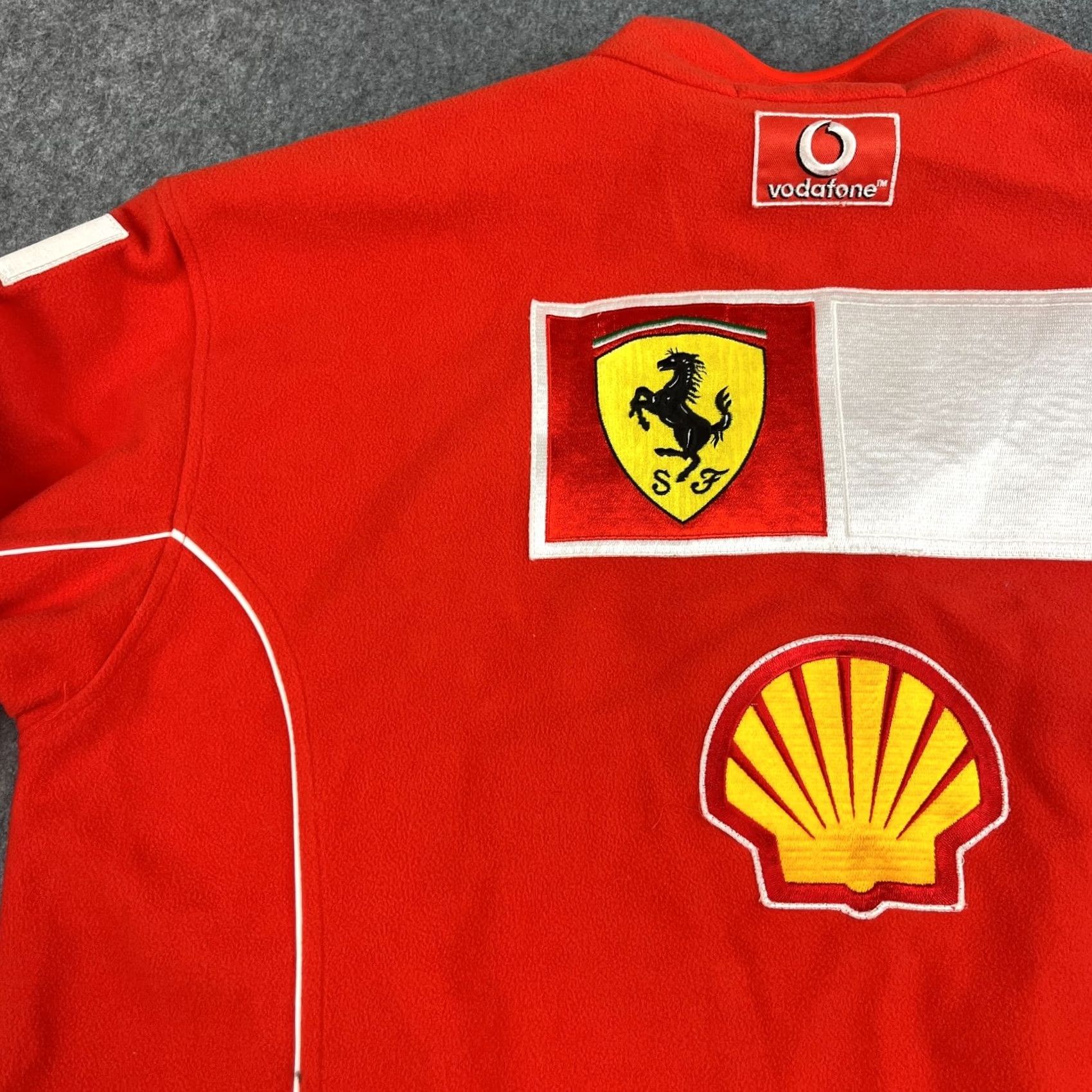 Fila VINTAGE FILA Ferrari Mens Fleece Pullover 1/4 Zip XXL Italy Schumacher Era Scuderia Jumper Red Long Sleeve Logo Pocket 2XL Mens Size US XXL / EU 58 / 5 - 5 Thumbnail