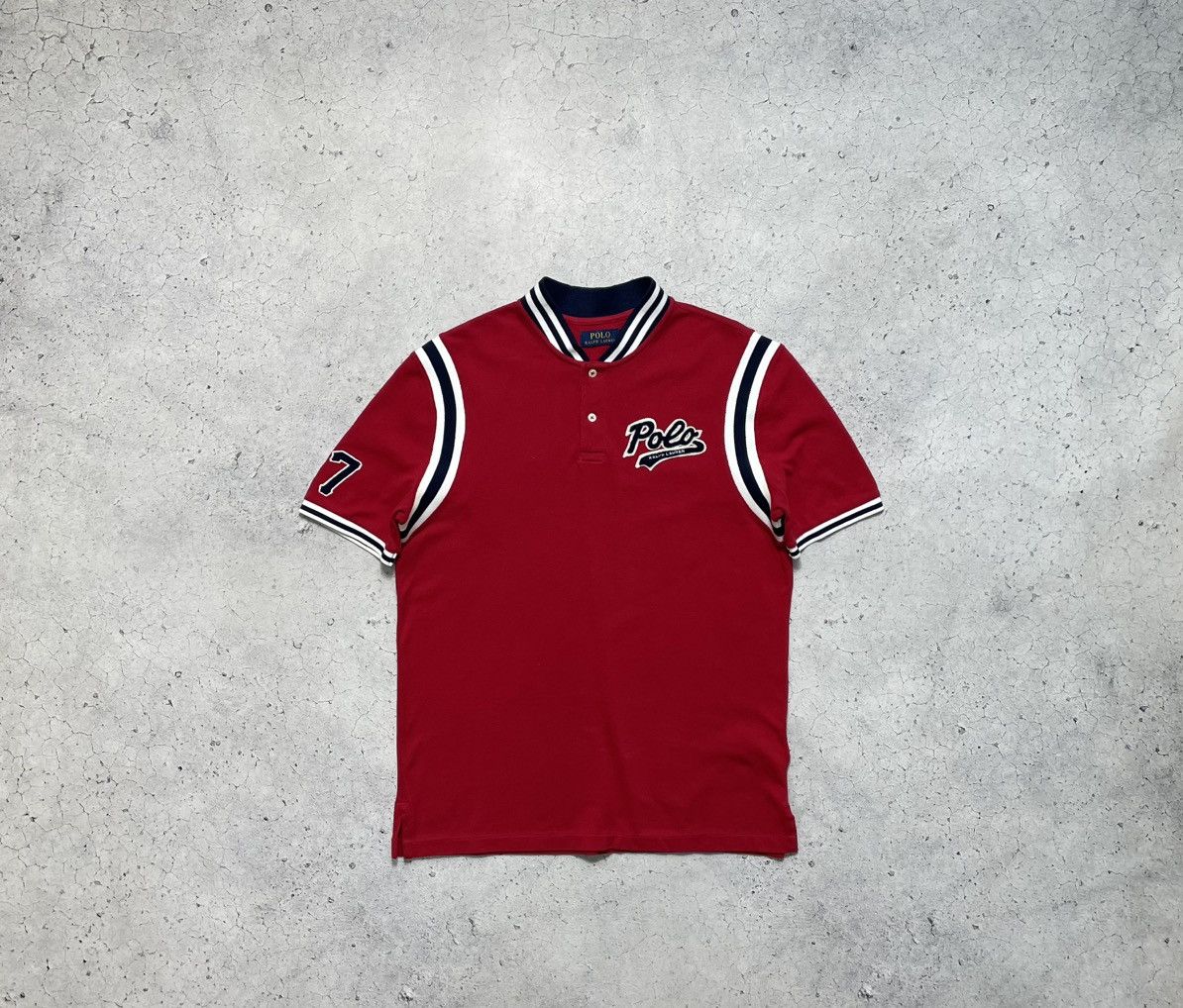 Polo Ralph Lauren Polo Ralph Lauren Button T-Shirt #67 Red Size US S / EU 44-46 / 1 - 1 Thumbnail