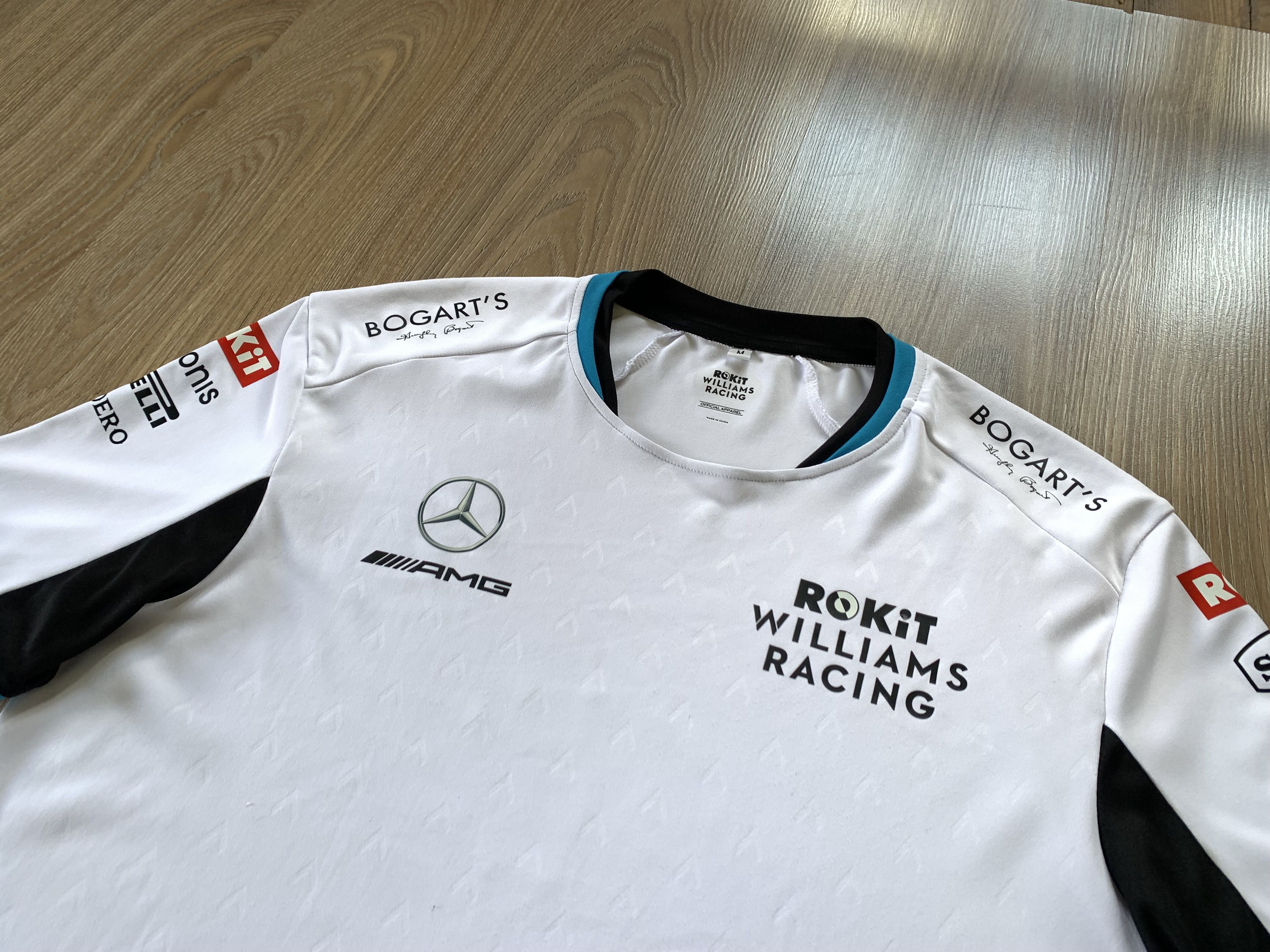 Mercedes-Benz × Rokit AMG Mercedes Racing White T Shirt Jersey Size US M / EU 48-50 / 2 - 4 Thumbnail