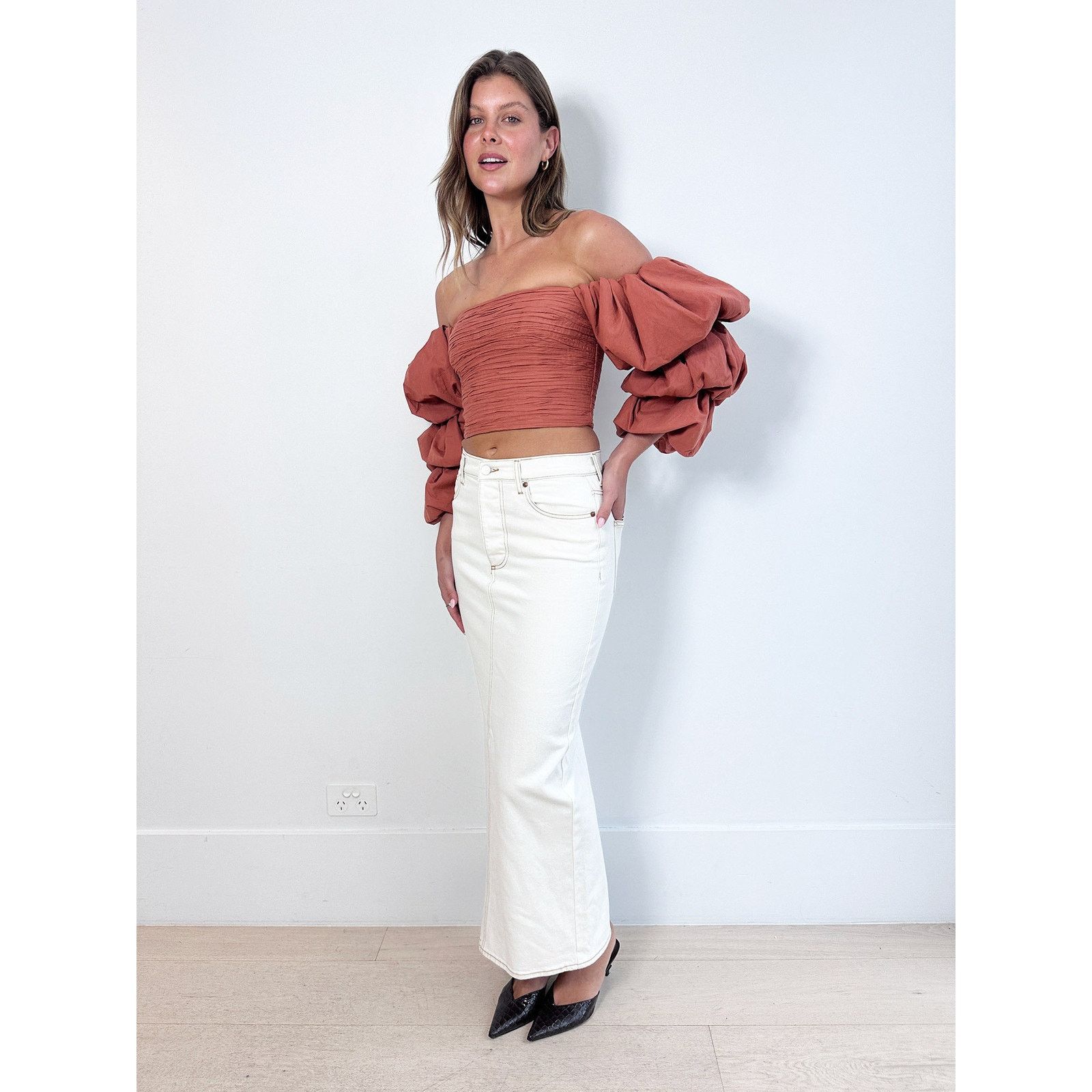 Aje Aje Transcend Puff-Sleeve Top Size S / US 4 / IT 40 - 7 Thumbnail