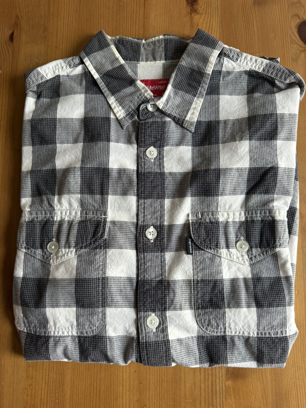 Supreme Supreme Black Plaid Button Up Size US M / EU 48-50 / 2 - 1 Thumbnail