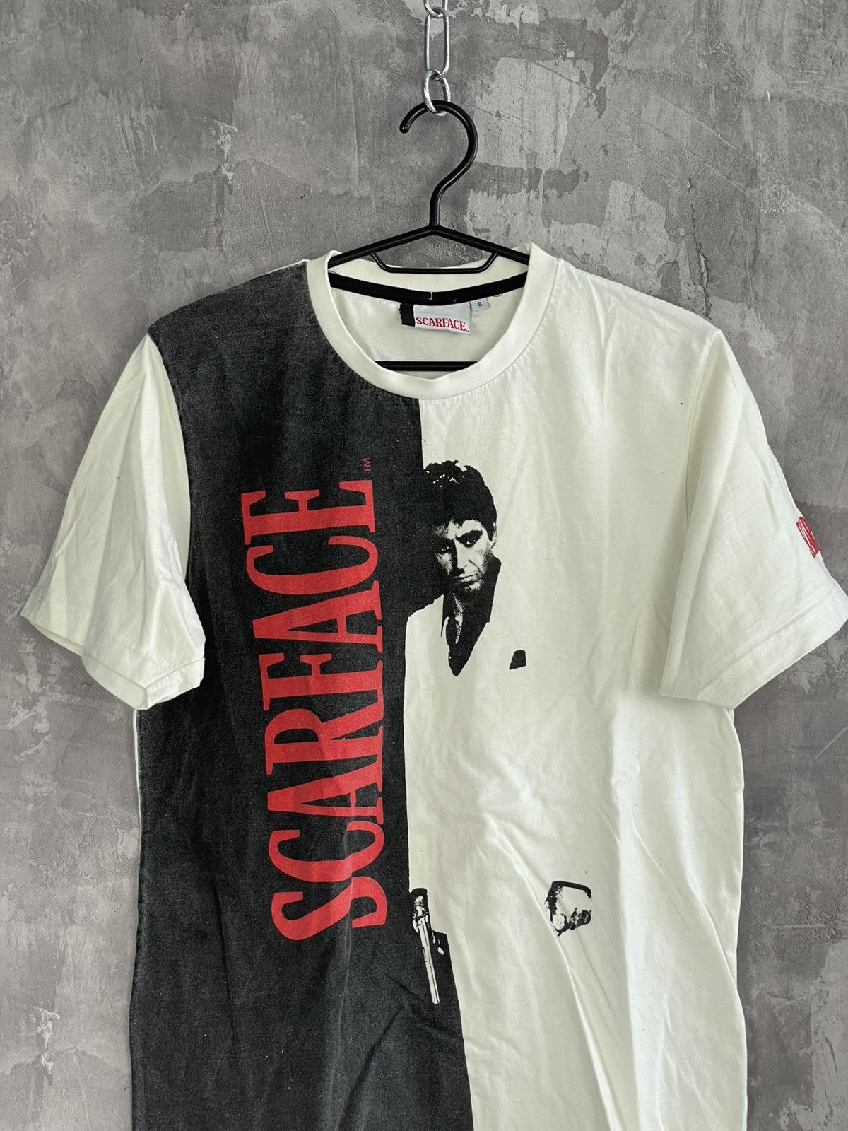 Vintage Vintage Scarface 2 Sides Tony Montana T-shirt Size US S / EU 44-46 / 1 - 2 Thumbnail