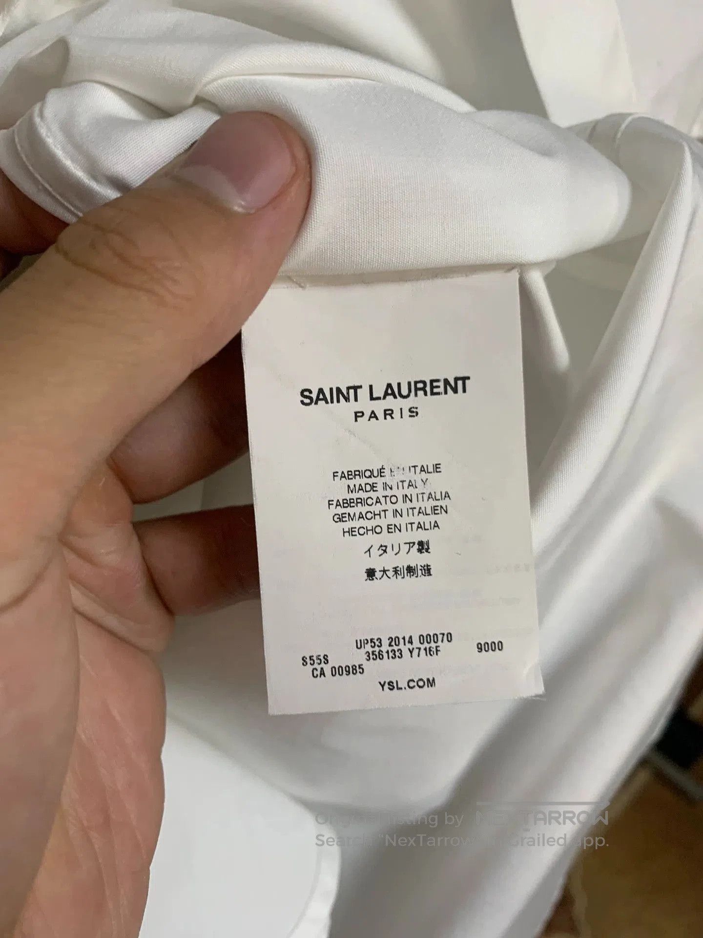 Saint Laurent Paris Saint Laurent Paris Lace shirt. Size US S / EU 44-46 / 1 - 4 Thumbnail