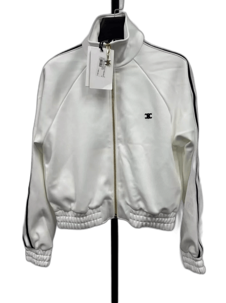Celine CELINE Side Stripe Zip Jacket for Women Size US XXL / EU 58 / 5 - 1 Thumbnail