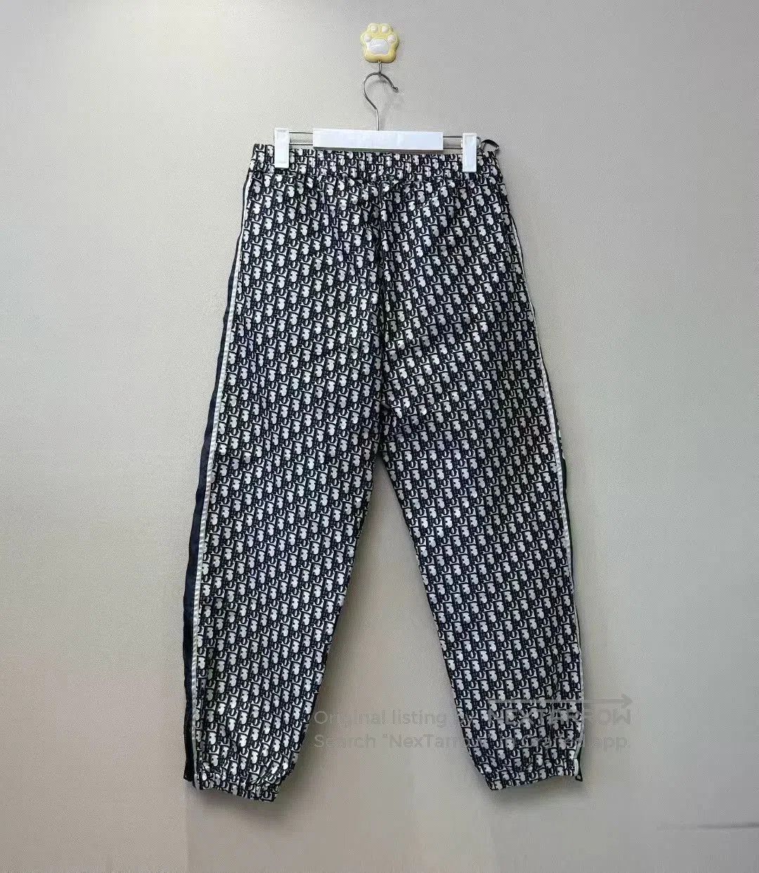 Dior dior black and white logo long pants. Size US 40 / EU 56 - 4 Thumbnail