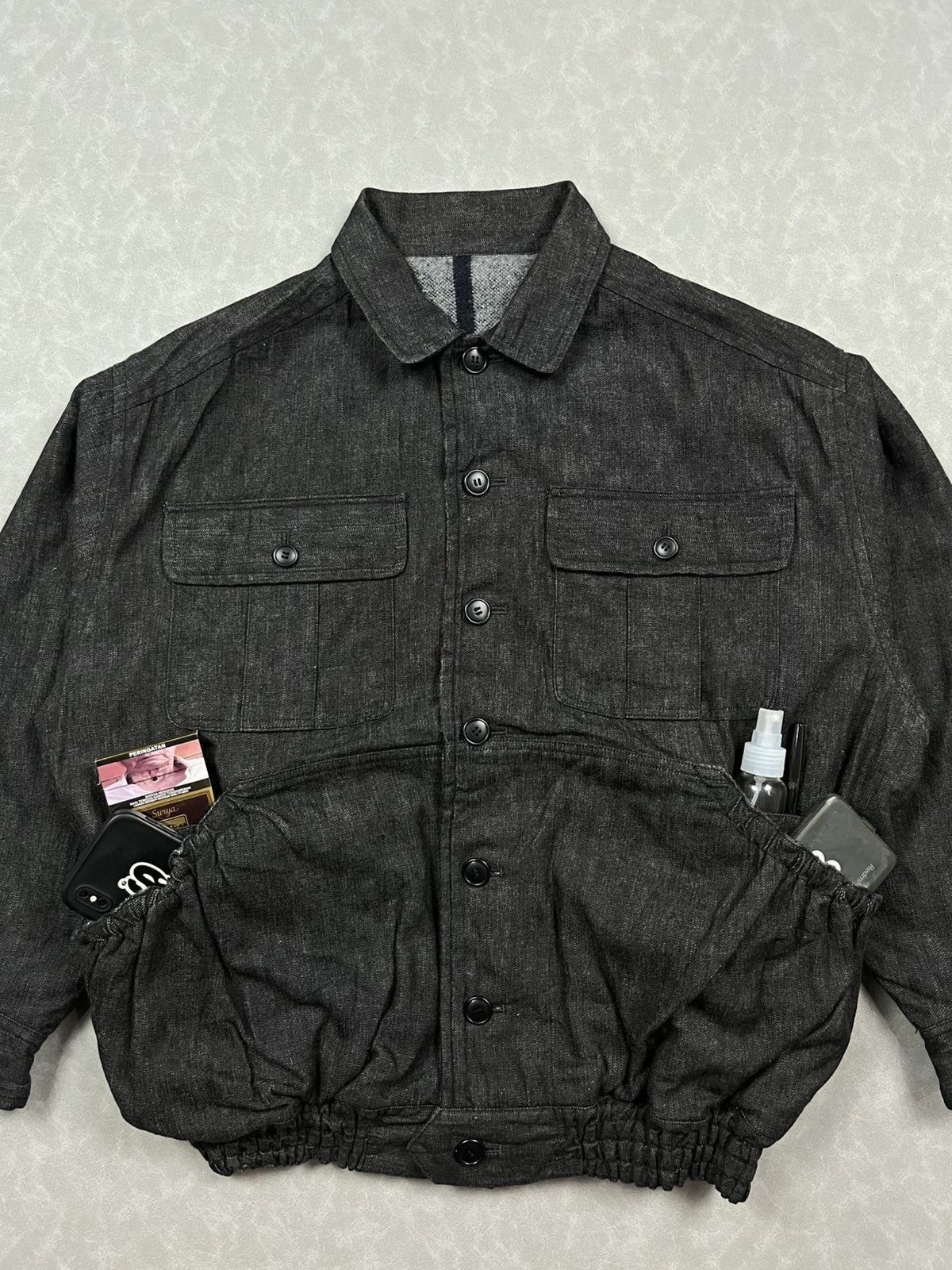 Issey Miyake 80s Issey Miyake denim reversible Size US M / EU 48-50 / 2 - 4 Thumbnail
