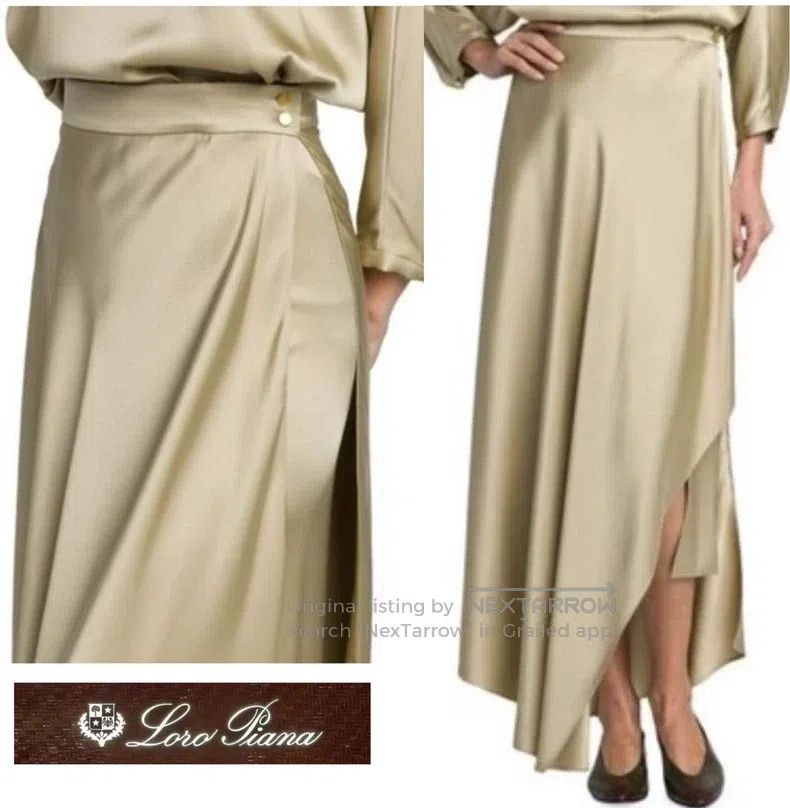 Loro Piana Loro Piana 24-year heavyweight silk long dress Size 27" / US 4 / IT 40 - 2 Thumbnail
