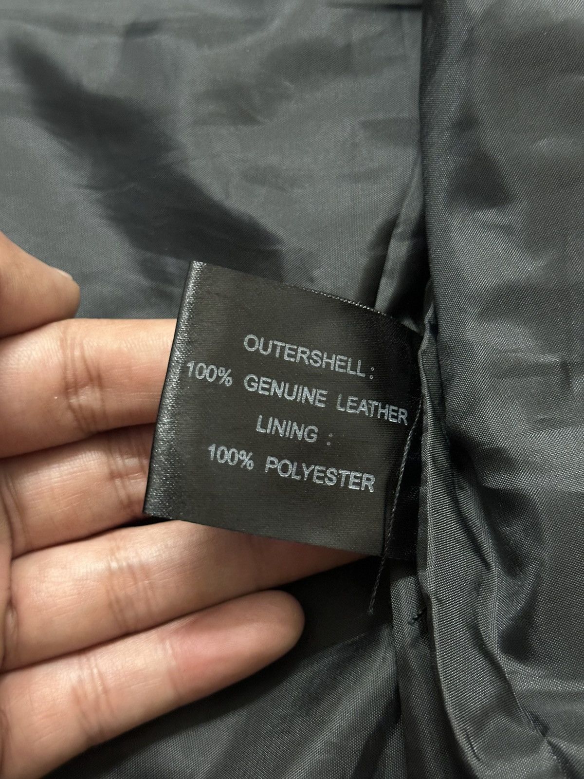 Genuine Leather Vintage Japanese Brand Genuine Leather Zipper Jacket Size US M / EU 48-50 / 2 - 15 Thumbnail