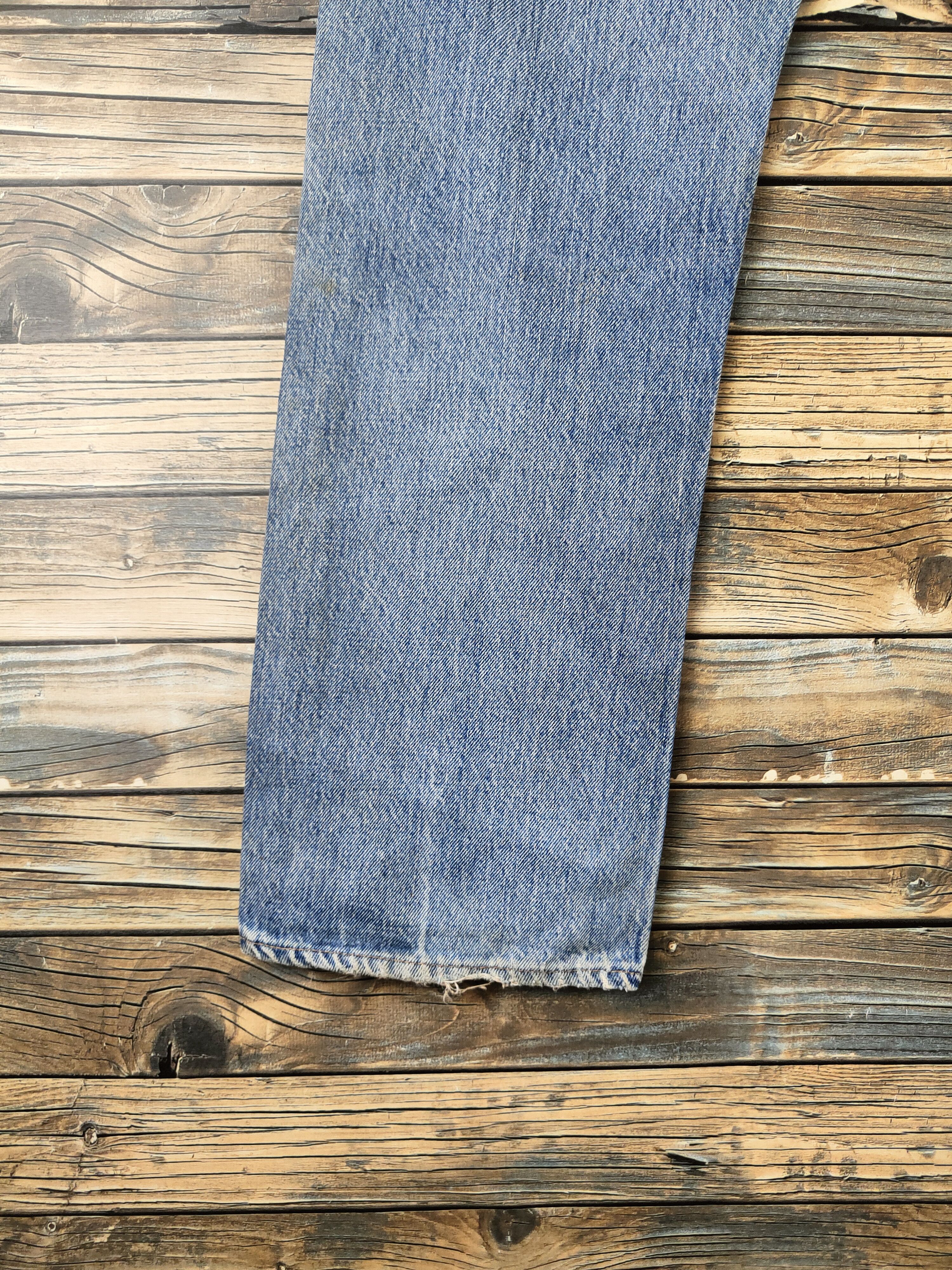 Levi's DL 80' 501 Vintage Levi's Distressed Ripped Jeans #46-828 Size US 30 / EU 46 - 9 Thumbnail