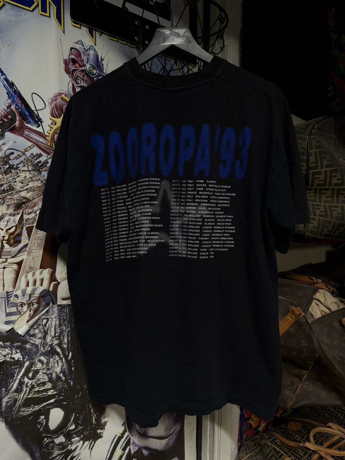 Vintage Vintage 90’s U2 Band T-Shirt Vtg European Tour Tee XL Size US XL / EU 56 / 4 - 2 Thumbnail