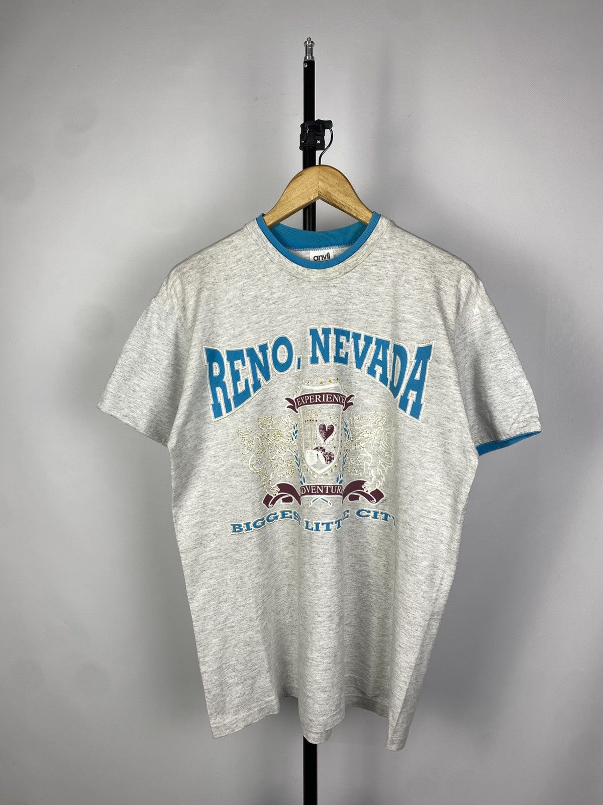 Japanese Brand × Vintage Vintage 90s Y2K Reno Nevada USA Logo T Shirt Size US L / EU 52-54 / 3 - 1 Thumbnail