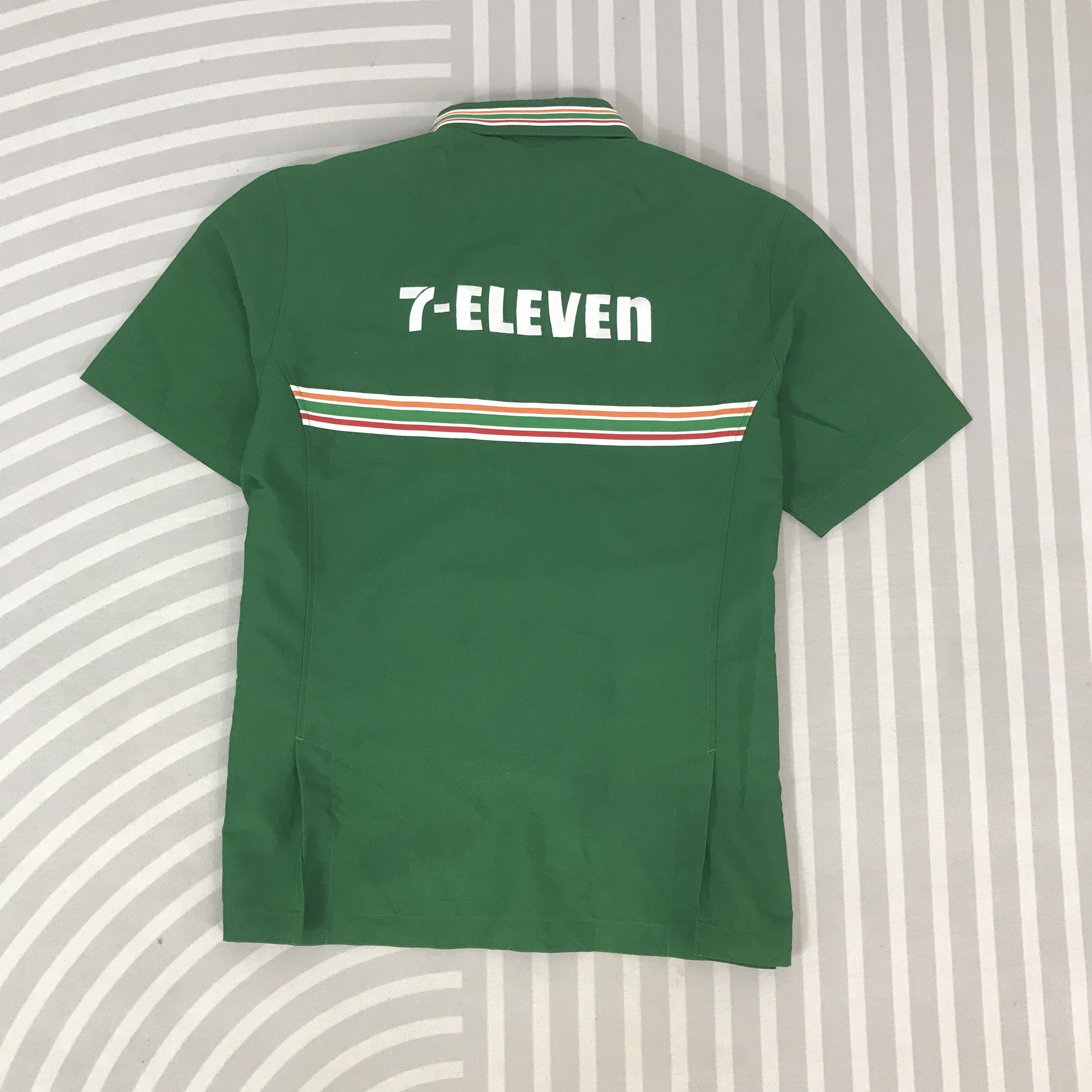 Japanese Brand Vintage 7-Eleven Japan Uniform shirt Jacket Size US M / EU 48-50 / 2 - 2 Thumbnail