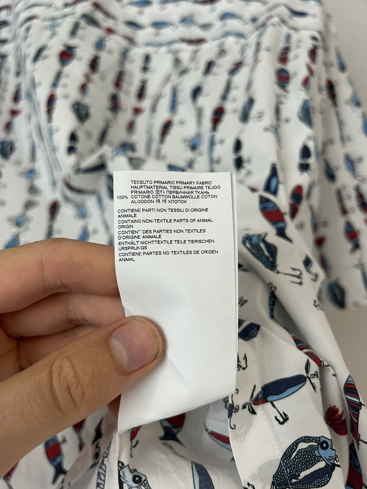 Marni Fish Print Bowling Shirt Size US M / EU 48-50 / 2 - 11 Thumbnail