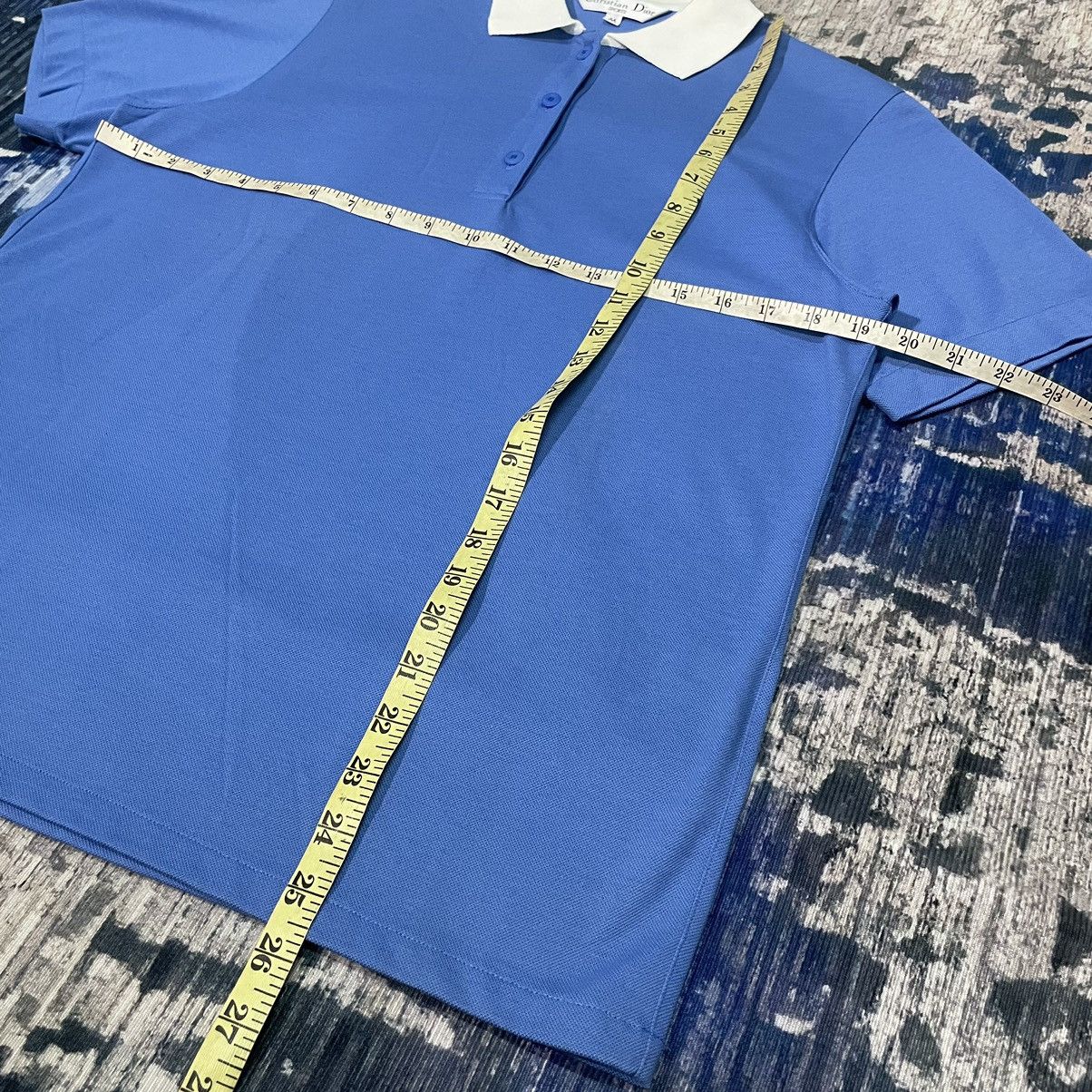 Dior Vintage Christian Dior Sports Archive Blue Polo Collar Shirt Size US S / EU 44-46 / 1 - 14 Thumbnail