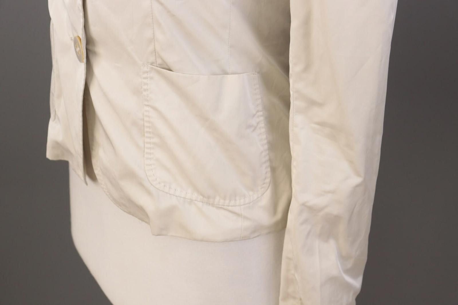 Designer Max Mara Cream Cupri Jacket Size I 40 / USA 6 / GB 8 Size M / US 6-8 / IT 42-44 - 8 Thumbnail