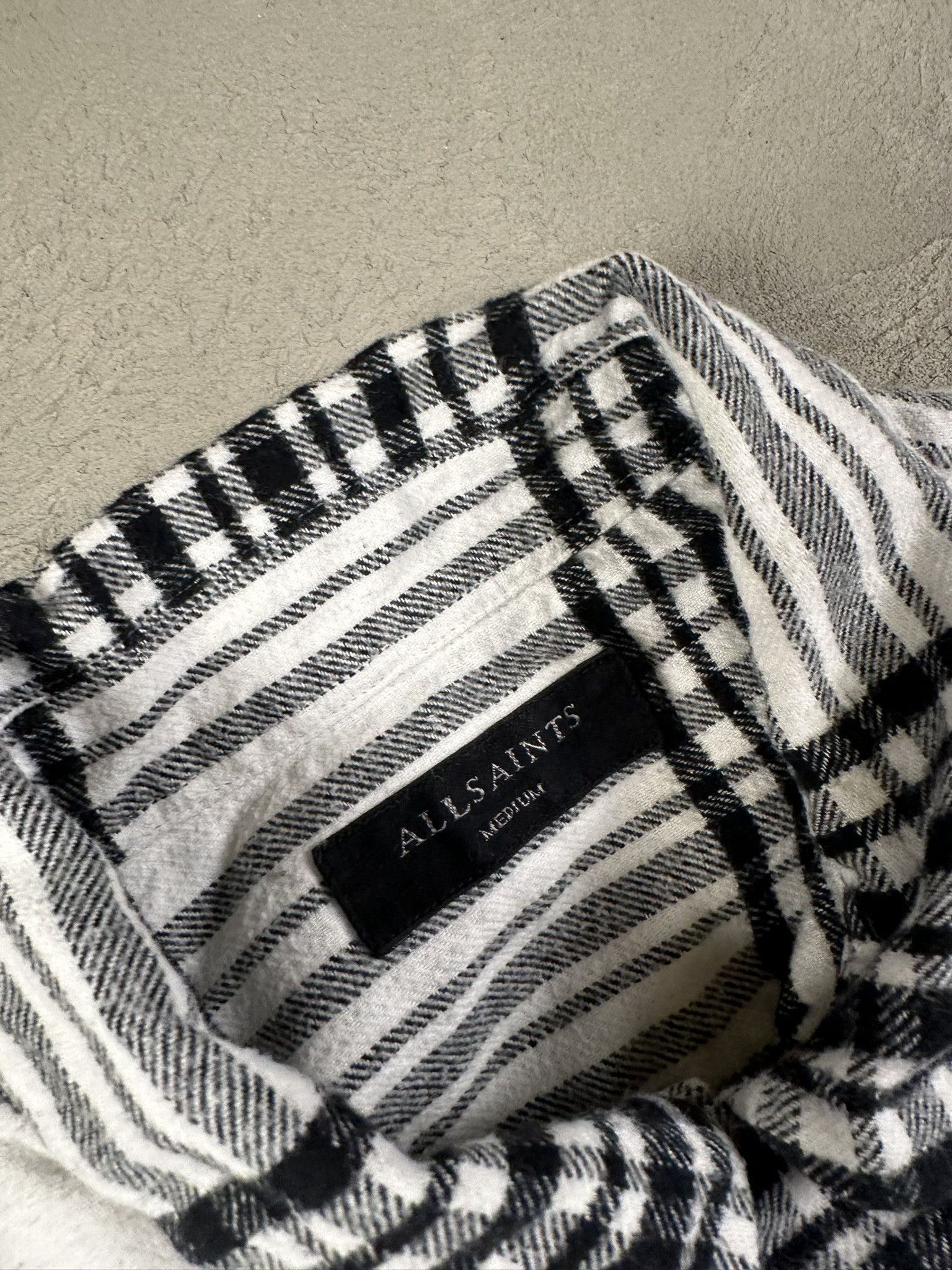 Allsaints Allsaints Checked Flannel Button Up Shirt Size US M / EU 48-50 / 2 - 13 Thumbnail