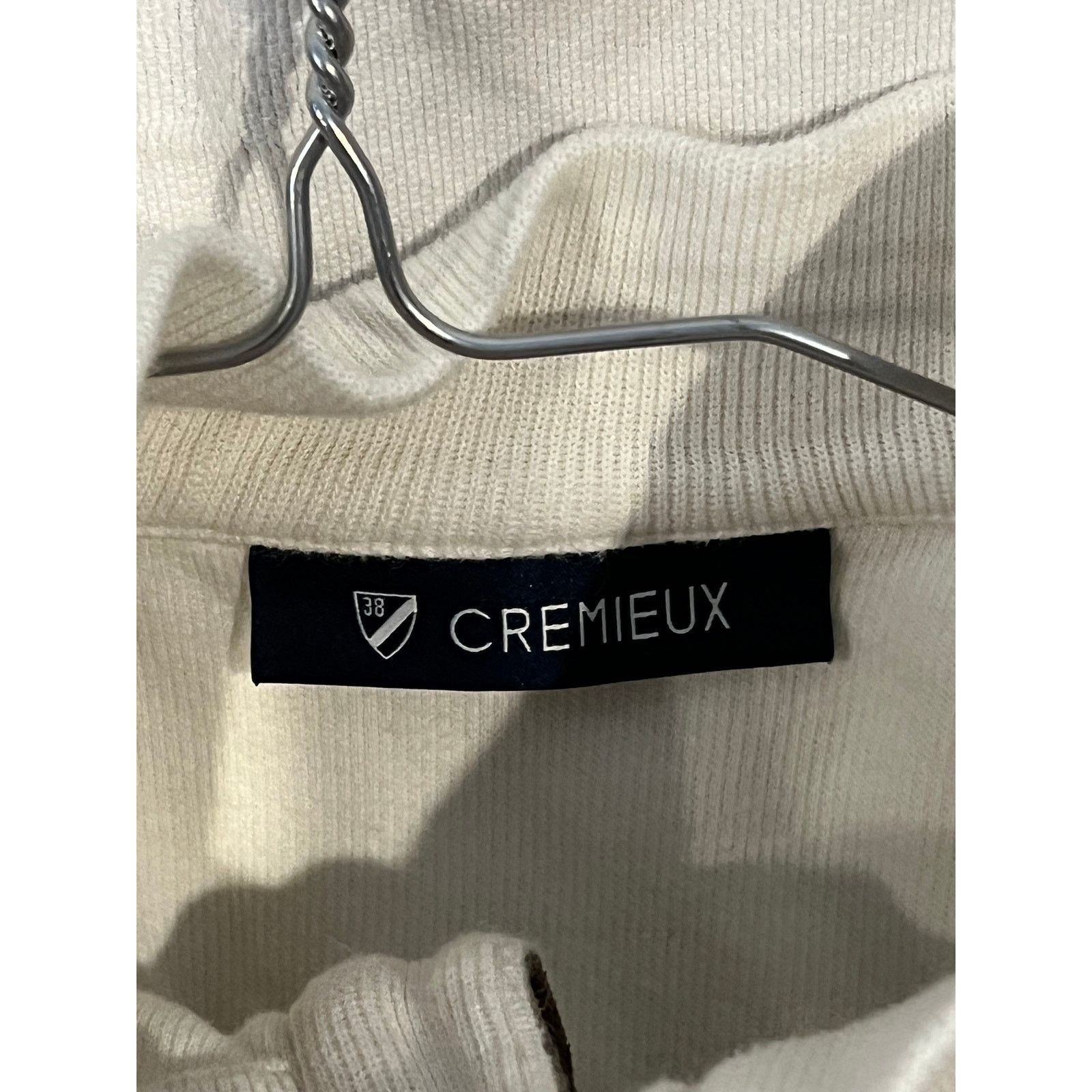 Cremieux Cremieux 1/4 Button Knit Sweater Creme Mens M Size US M / EU 48-50 / 2 - 3 Thumbnail