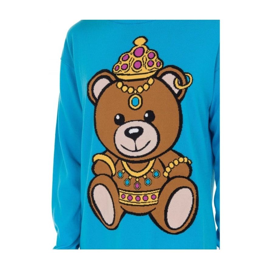 Moschino SS17 Moschino Couture Jeremy Scott CROWNED TEDDY BEAR DRESS Size XS / US 0-2 / IT 36-38 - 4 Thumbnail