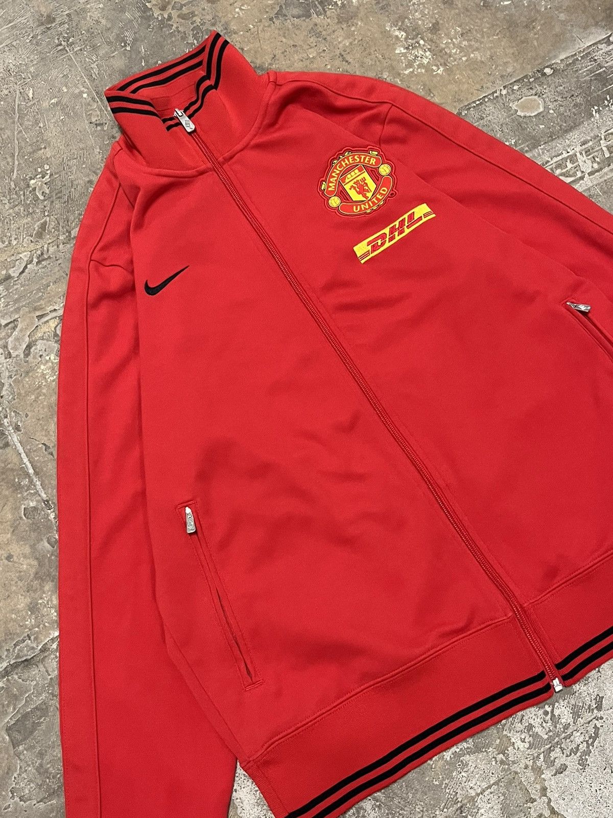 Nike × Vintage Nike Manchester United zip up sweatshirt vintage soccer Size US XL / EU 56 / 4 - 5 Thumbnail