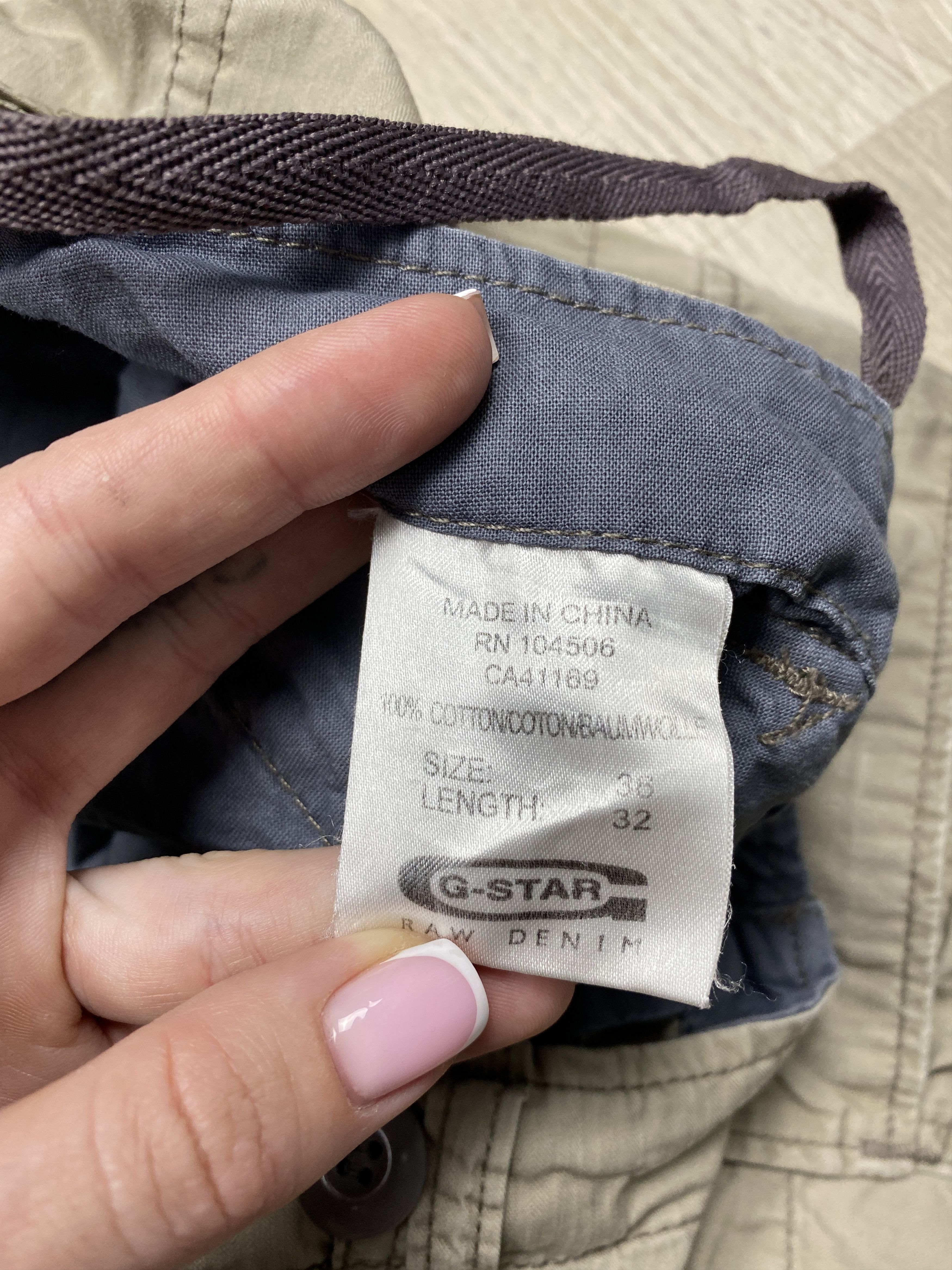 G-Star G Star Raw Vintage Mens Cargo Multi Pockets Pants Size US 36 / EU 52 - 9 Thumbnail