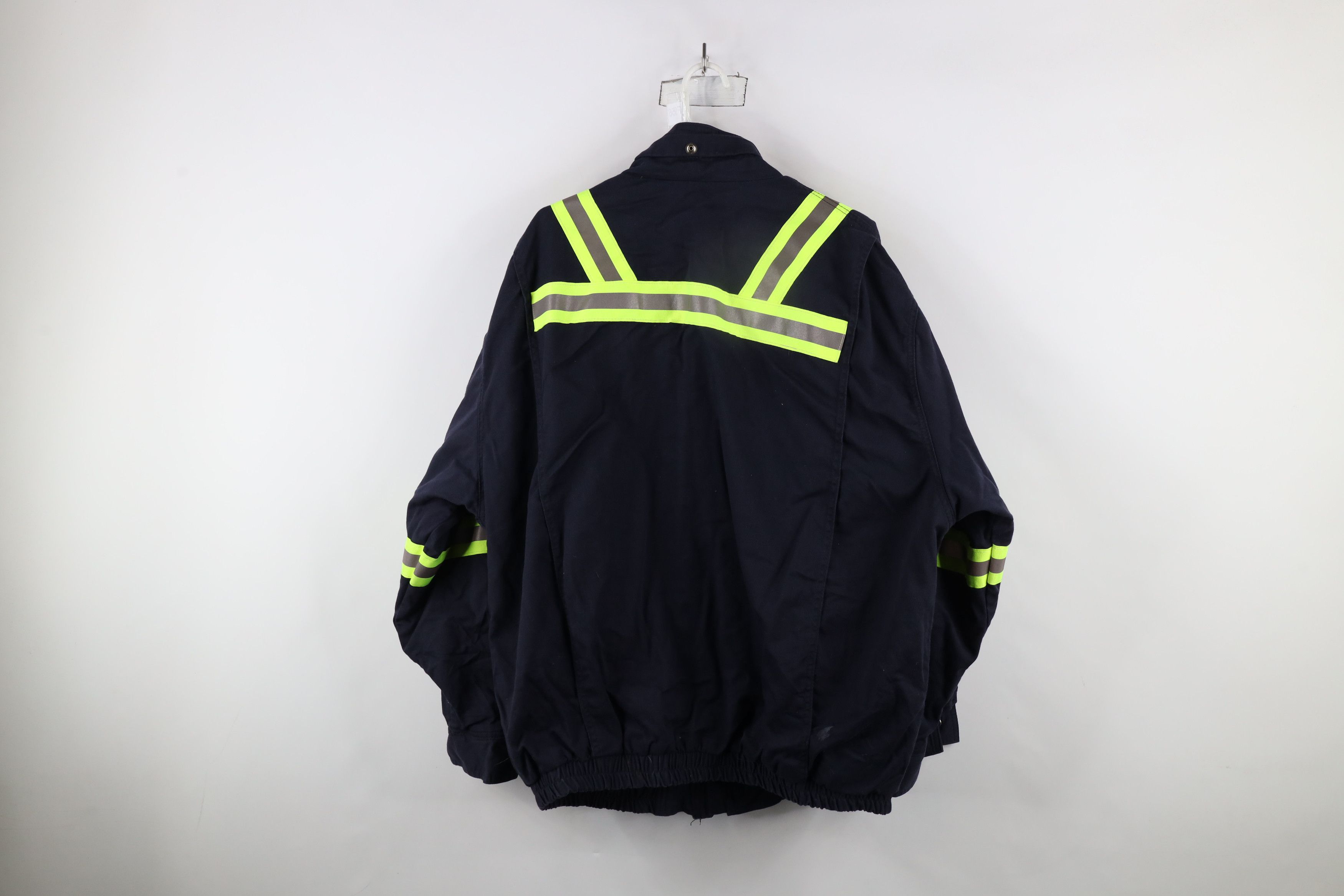 Vintage Bulwark FR Reflective Flame Fire Resistant Bomber Jacket Size US XXL / EU 58 / 5 - 16 Thumbnail