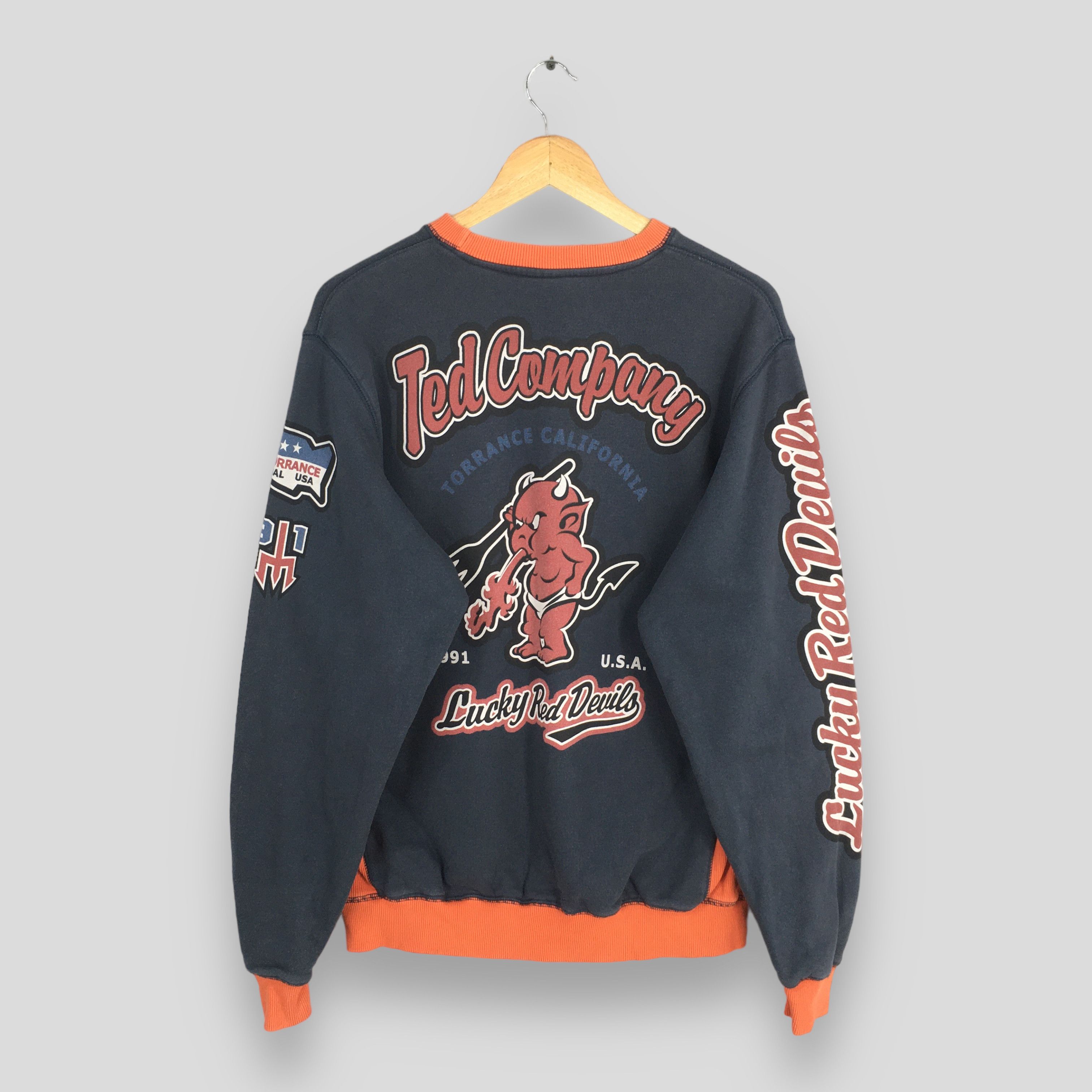 Vintage Vintage Ted Company California Blue Sweatshirt Medium Size US M / EU 48-50 / 2 - 8 Thumbnail