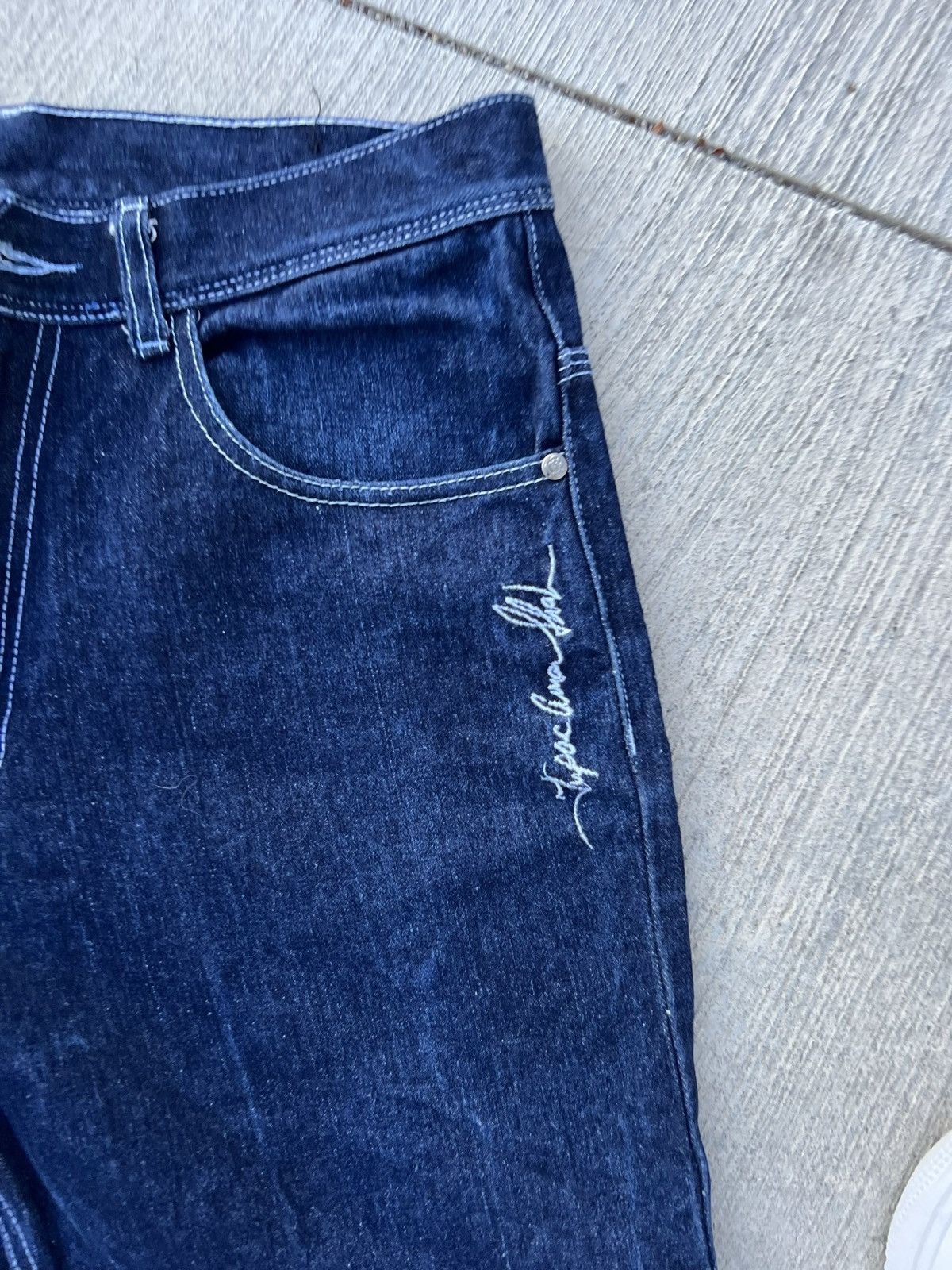 Makaveli × Vintage Vintage Makaveli jeans rap hip hop baggy jeans Size US 34 / EU 50 - 11 Thumbnail