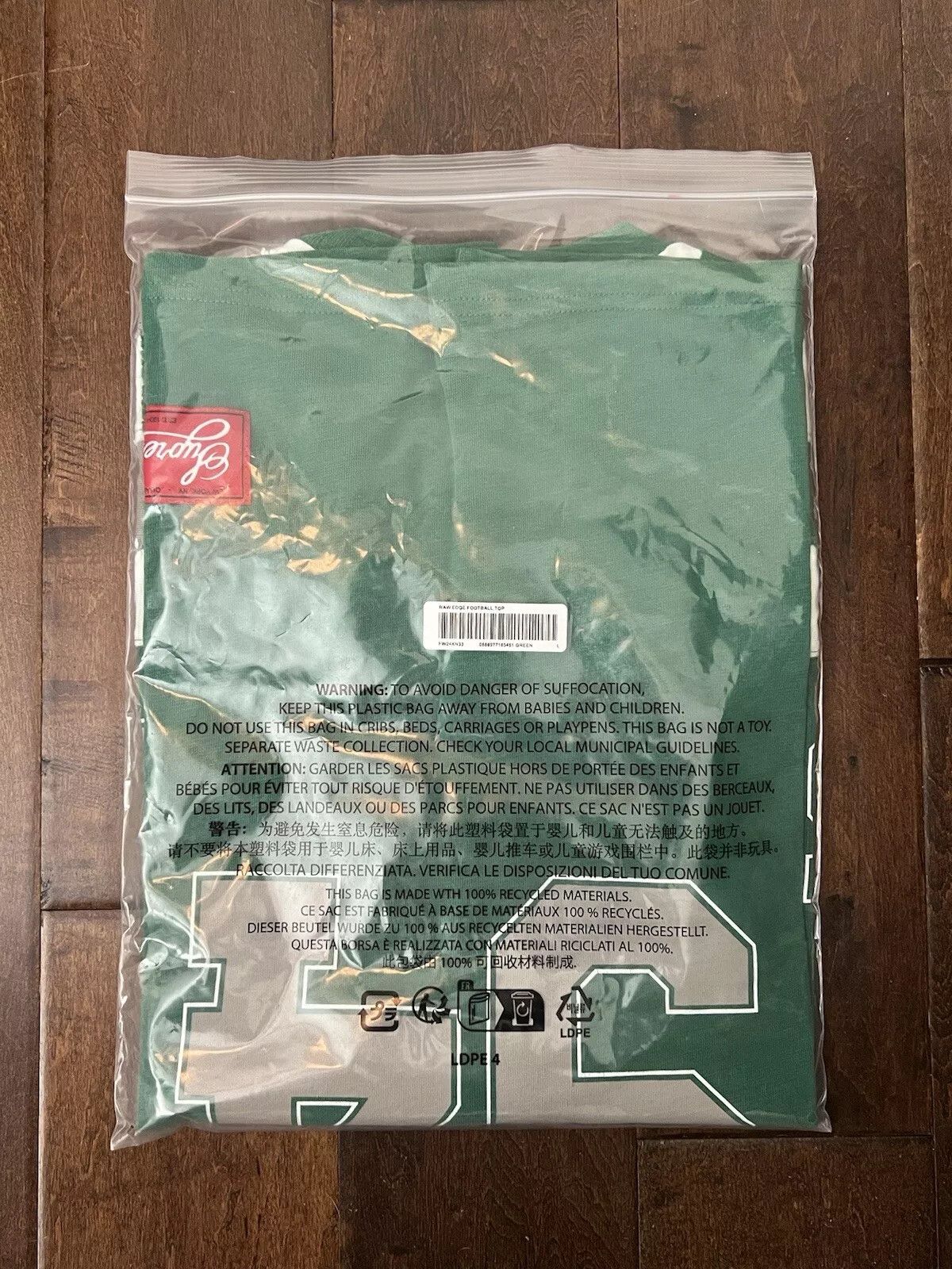 Supreme Supreme FW24 Patchwork Yoke Football Top Green Size L New Size US L / EU 52-54 / 3 - 5 Thumbnail