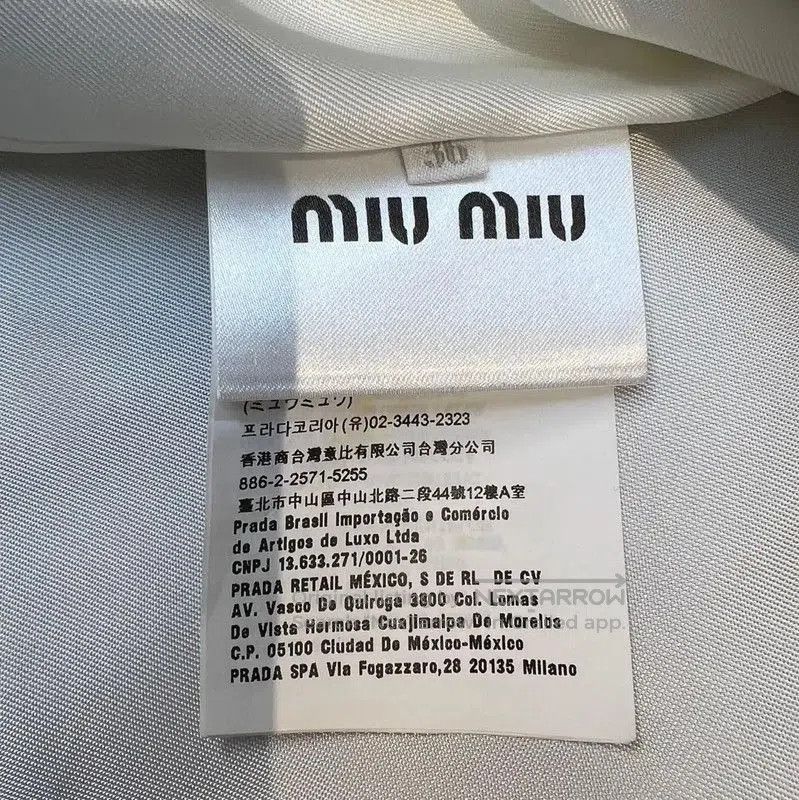 Miu Miu Miu Miu Women's Dark Blue Cotton Coat . Size M / US 6-8 / IT 42-44 - 6 Thumbnail