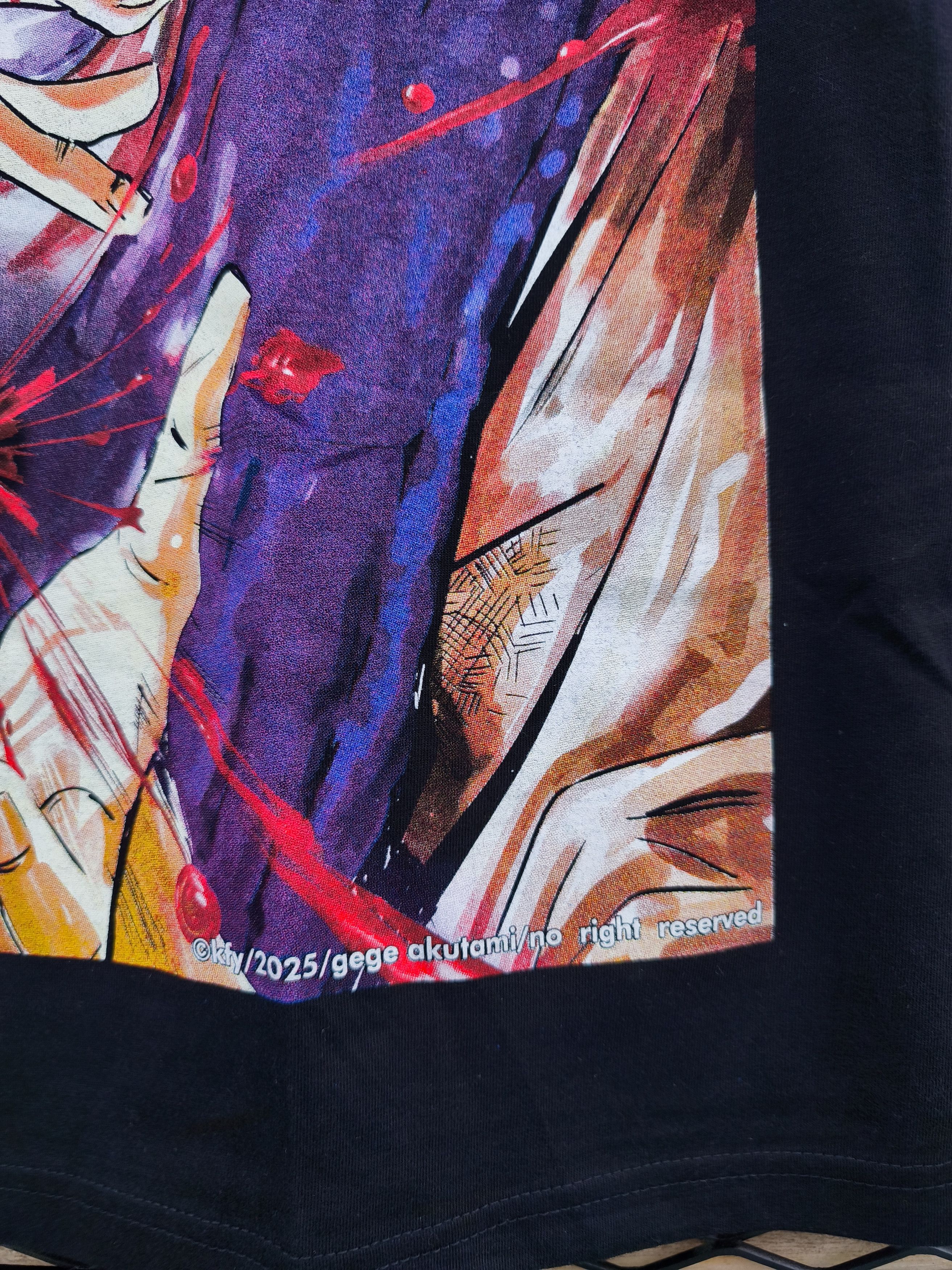 Anime Jujutsu Kaisen Choso Blood Art Aesthetic T-shirt Size US XL / EU 56 / 4 - 11 Thumbnail