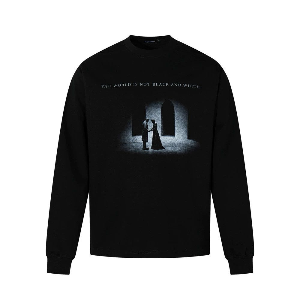 Vintage Men's hip-hop character print retro long-sleeved T-shirt y2k Size US M / EU 48-50 / 2 - 1 Thumbnail