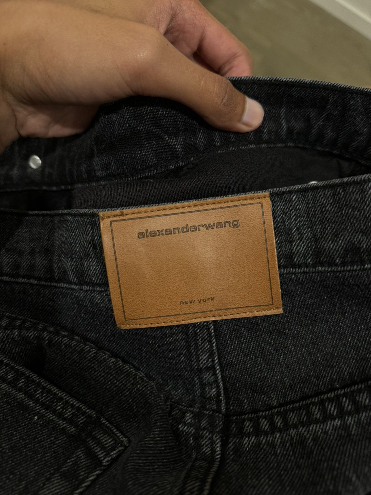 Alexander Wang Alexander Wang oversized rounded low grey aged 031 denim Size US 28 / EU 44 - 4 Thumbnail