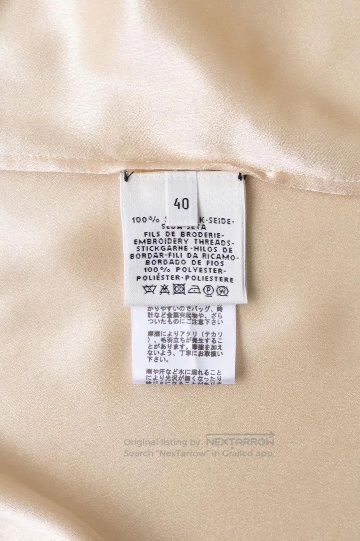 Hermes Hermes Silk Beige Top Size S / US 4 / IT 40 - 5 Thumbnail