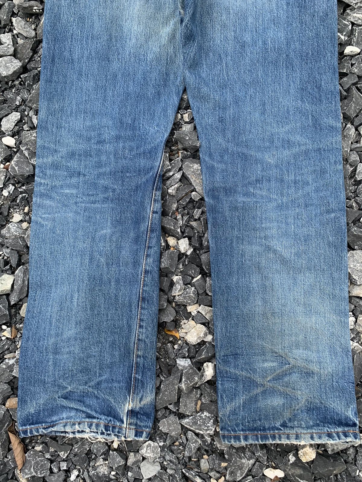 Japanese Brand VINTAGE FIRST STANDARD CO RUSTY FADED DISTRESSED DENIM Size US 33 - 10 Thumbnail