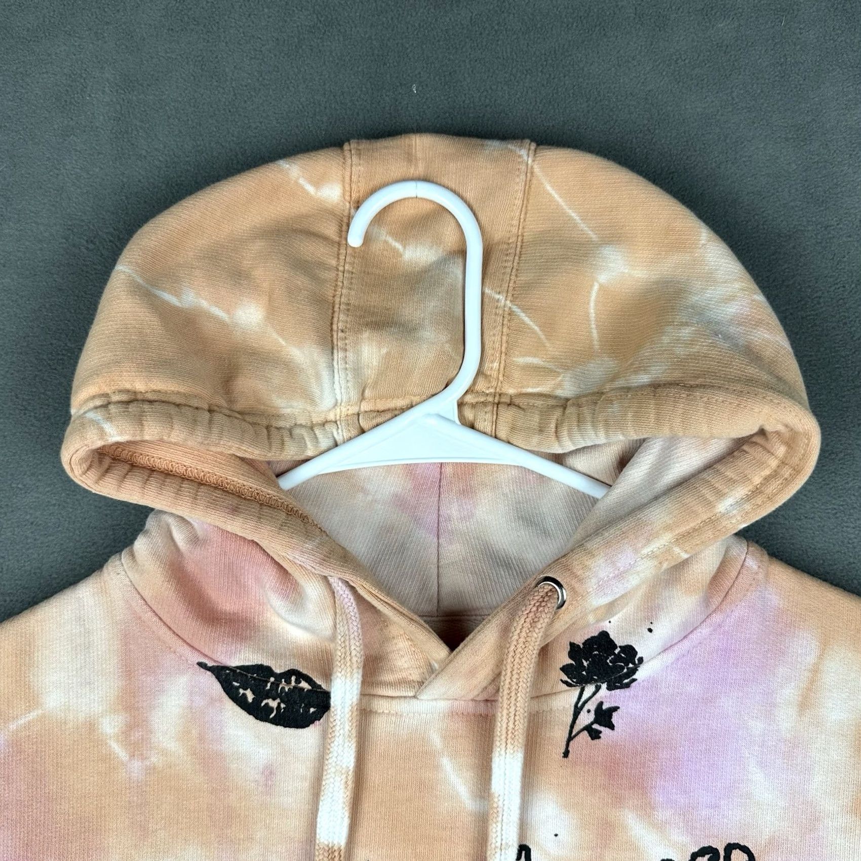 Pinko Shawn Mendes Hoodie Mens Small Orange Pink Tie Dye Long Sleeve Hooded Pullover 2019 GUC Size US S / EU 44-46 / 1 - 6 Thumbnail