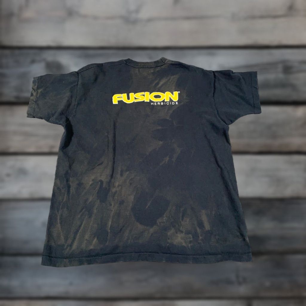 Vintage VINTAGE 90s Fusion Herbicide T-Shirt Adult XL Black - Double-Sided Graphic Tee Men's 90s Nature Outdoor Retro Hipster Shirt Size US XL / EU 56 / 4 - 1 Thumbnail