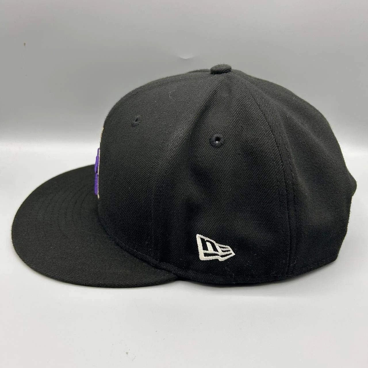New Era Colorado Rockies Hat Men M-L Black Embroidered MLB Snap Back Size ONE SIZE - 8 Thumbnail