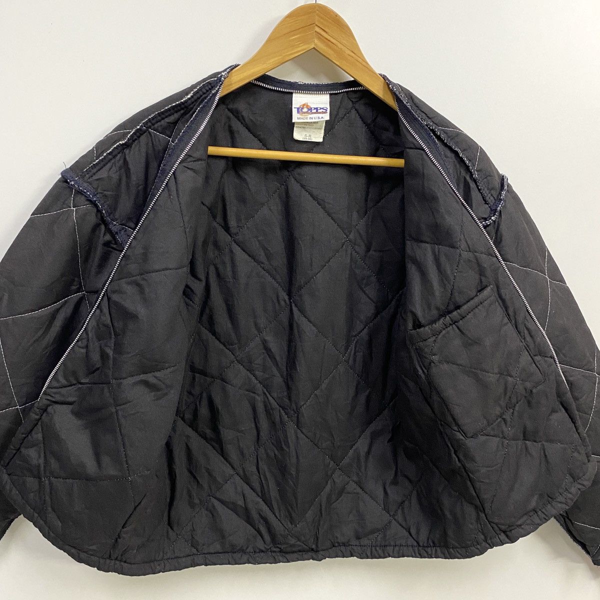Vintage Vintage Topps FR Nomex IIIA Liner Bomber Black Small Size US S / EU 44-46 / 1 - 6 Thumbnail