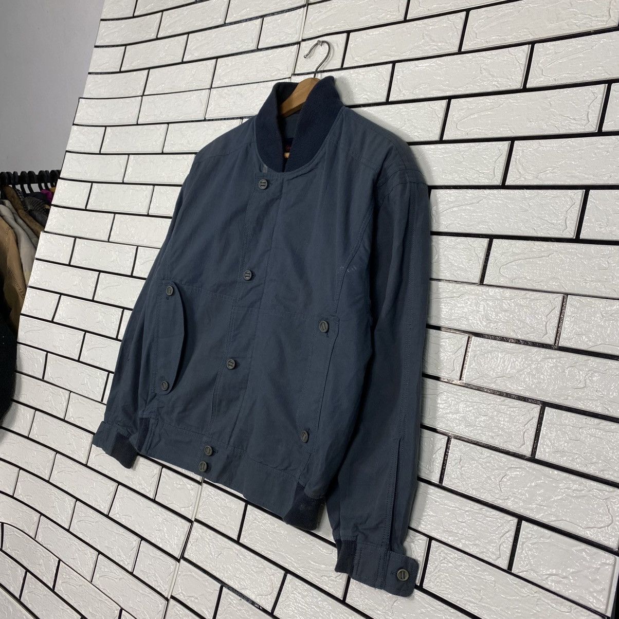 Japanese Brand 📌Vintage Bomber Jacket Fly Cacharel Bondage Design Size US L / EU 52-54 / 3 - 3 Thumbnail