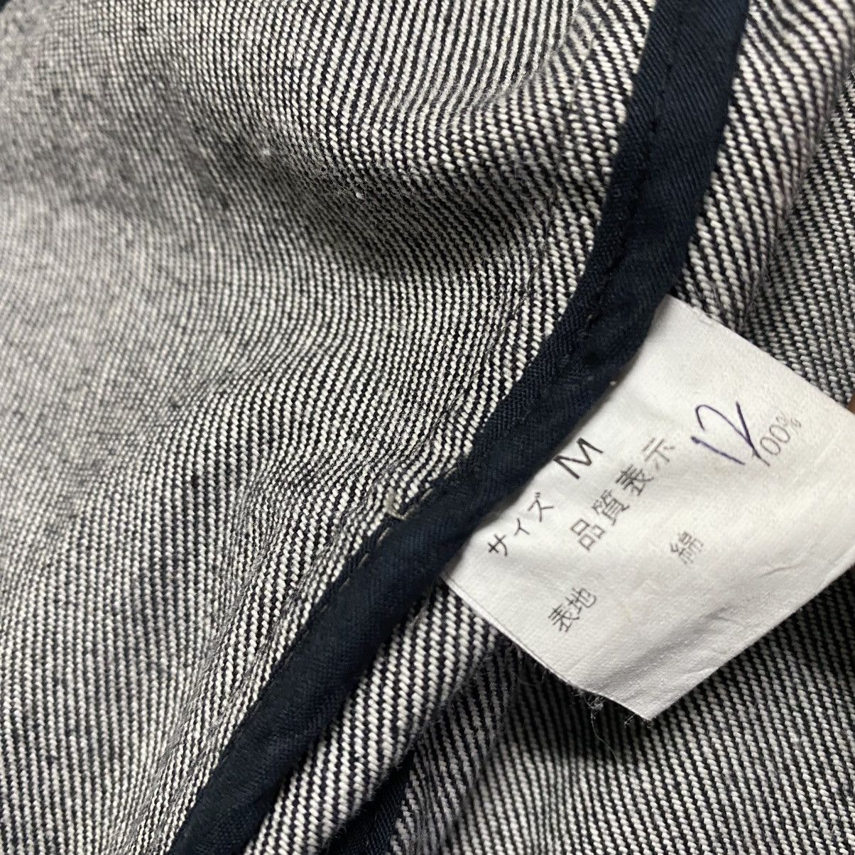 Le Grande Bleu (L.G.B.) Maniac Works Black Waxed Denim Biker Jacket Size US M / EU 48-50 / 2 - 19 Thumbnail