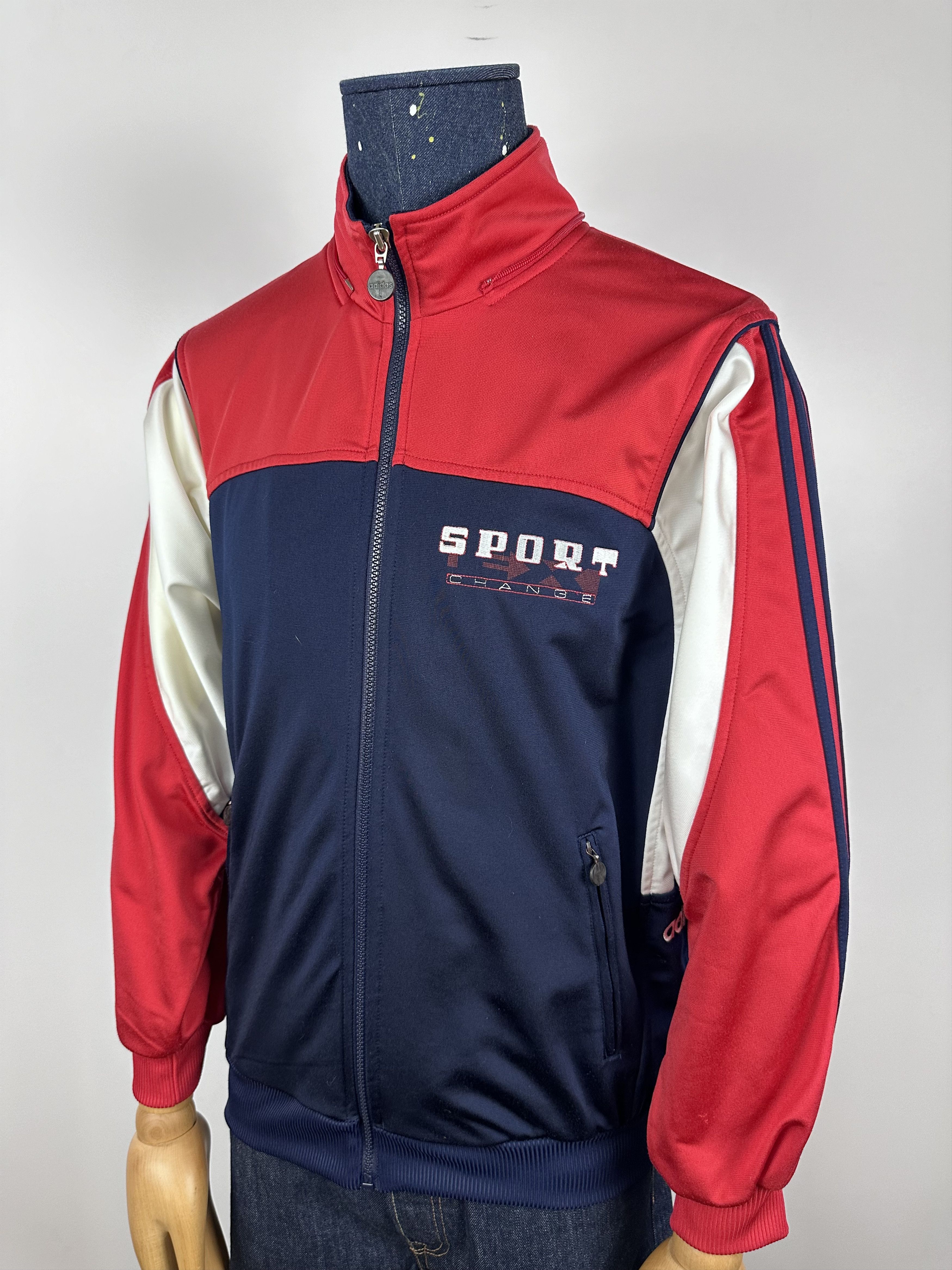Adidas × Vintage Adidas Originals Vintage 90s Track Tracksuit Top Jacket Size US M / EU 48-50 / 2 - 1 Thumbnail