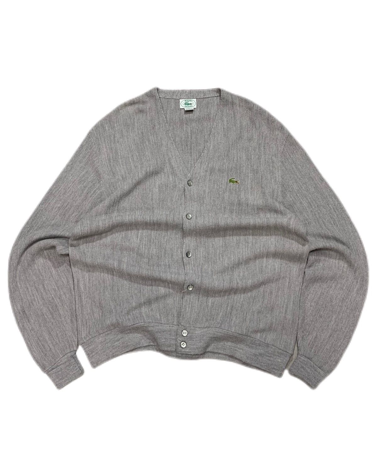 Lacoste 90s Vintage Izod x Lacoste Made in USA button up cardigan Size US XL / EU 56 / 4 - 1 Thumbnail