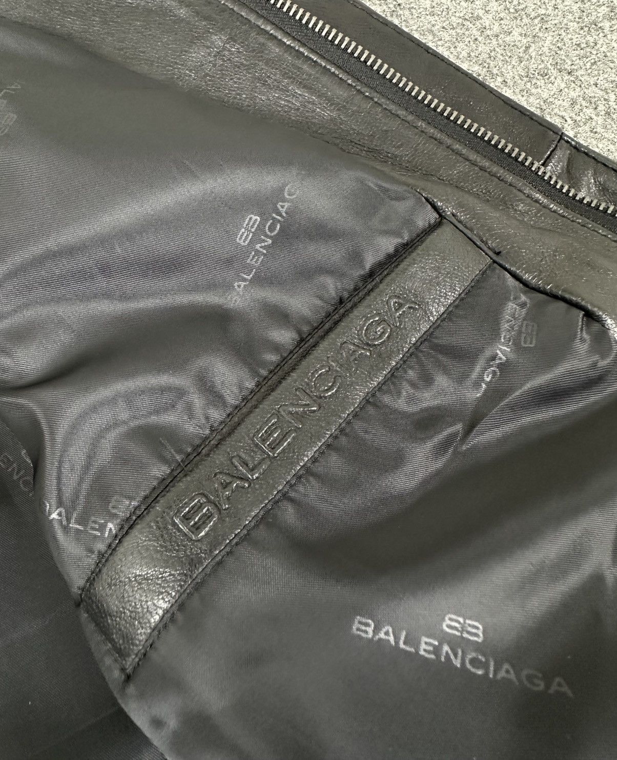 Balenciaga Balenciaga - Nicolas Ghesquiere 1997 Zip-Up Leather Jacket Size US M / EU 48-50 / 2 - 11 Thumbnail