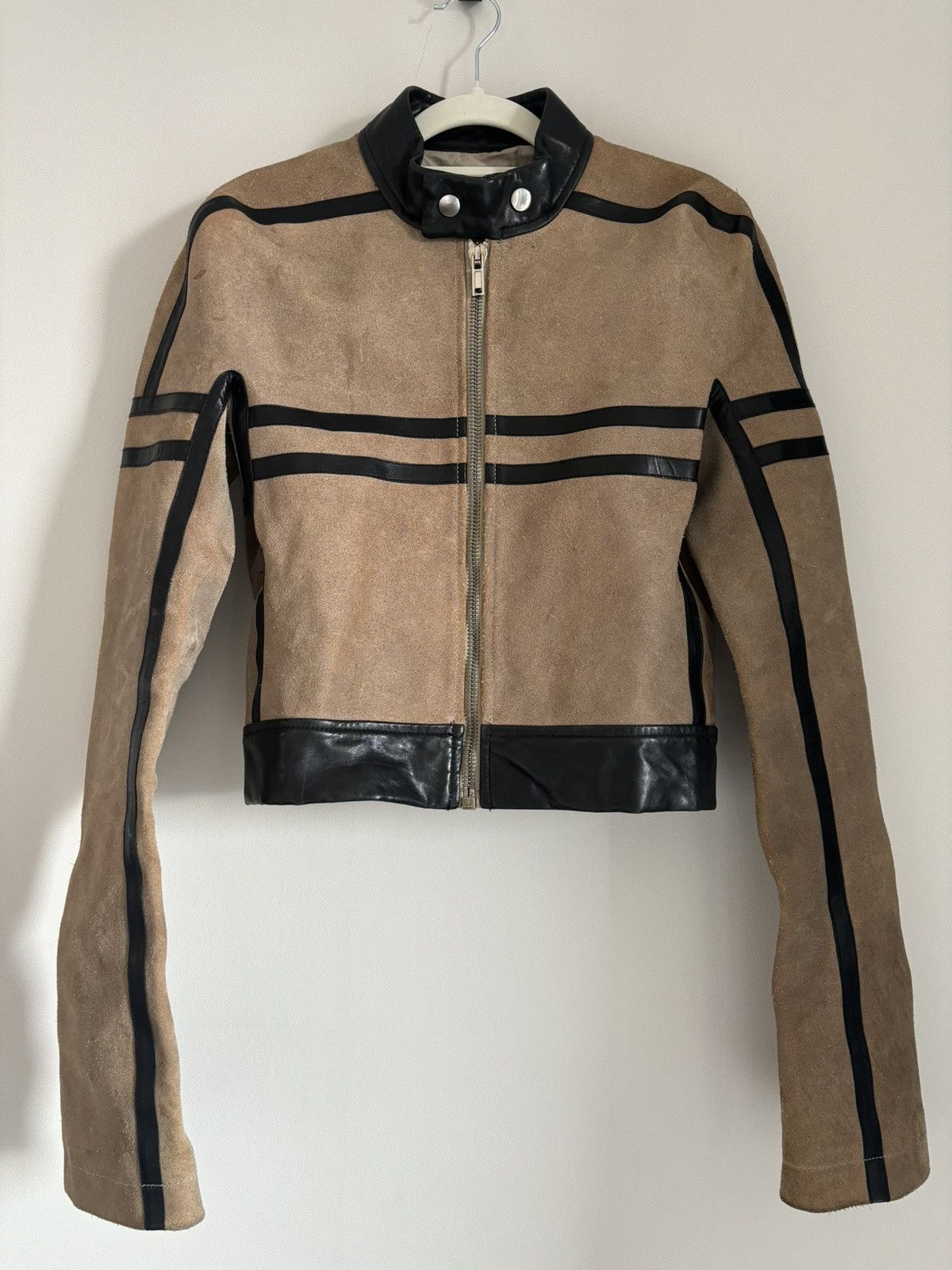 Rick Owens Rick Owen’s suede leather bomber Size S / US 4 / IT 40 - 1 Thumbnail
