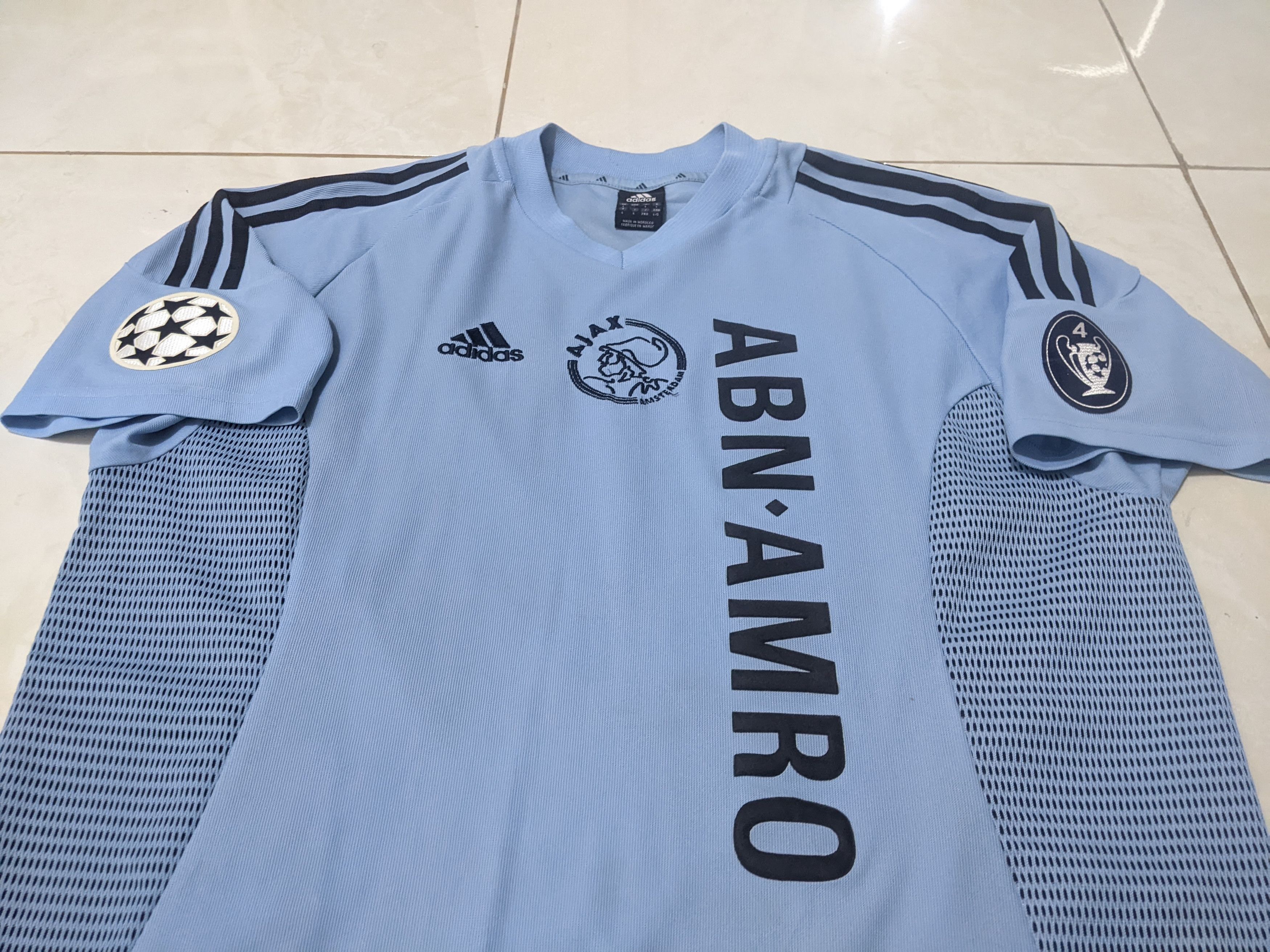 Adidas Ajax Amsterdam 2002 away Ibrahimovic Jersey football shirt Size US L / EU 52-54 / 3 - 5 Thumbnail