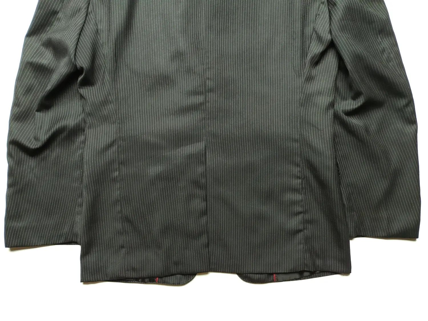 Armani × Giorgio Armani Armani Collezioni Striped classic Wool/Silk Blazer Size 50R - 9 Thumbnail