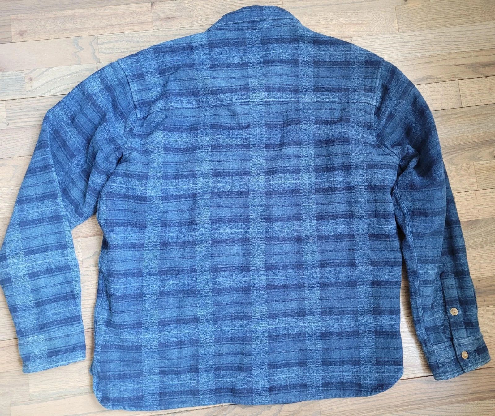 3sixteen 3sixteen overdyed indigo utility shirt - XXL (fits XL) Size US XXL / EU 58 / 5 - 3 Thumbnail