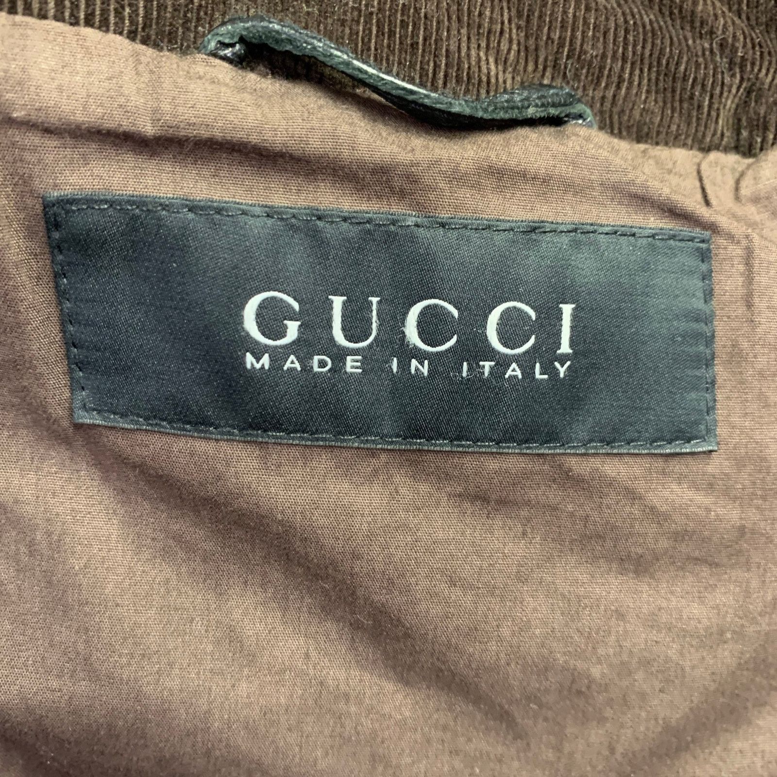 Gucci GUCCI Size 44 Black Brown Quilted Leather Motorcycle Jacket Size US L / EU 52-54 / 3 - 6 Thumbnail