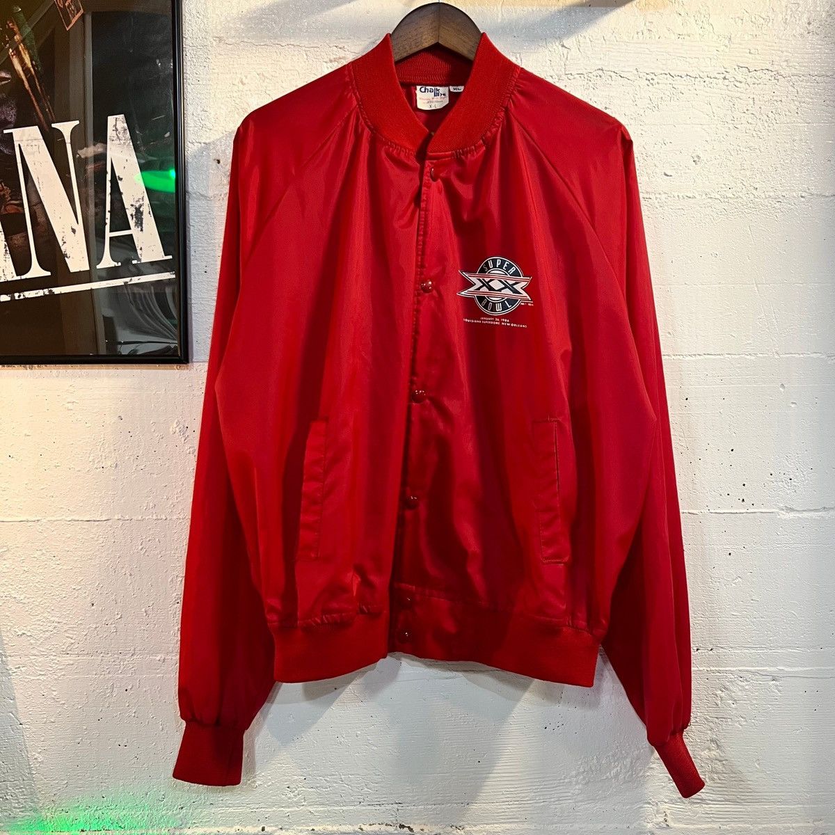 Chalk Line × NFL × Vintage Vintage 1980's Super Bowl XX (Twenty) Chalk Line Jacket - XL Size US XL / EU 56 / 4 - 1 Thumbnail